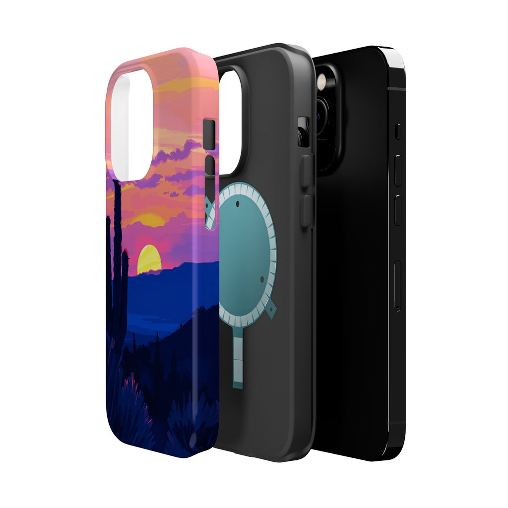 iPhone Mesa Sunset Oil Painting Impressionist Slim iPhone Everyday · iPhone Case