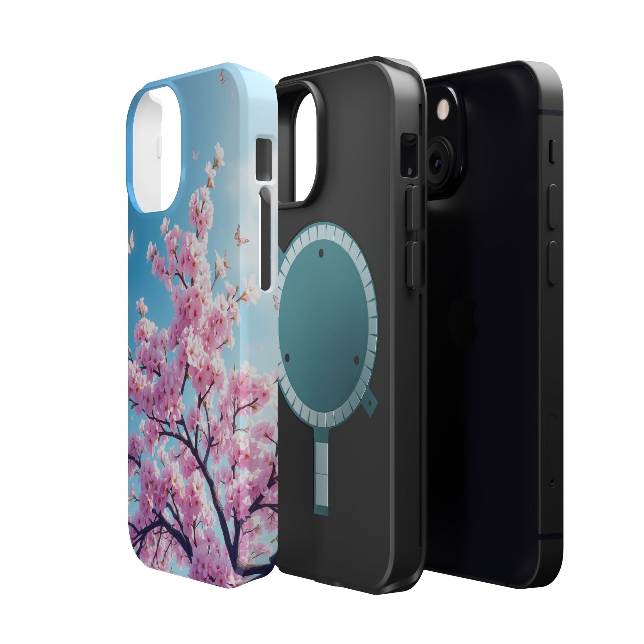 iPhone Cherry Blossom Floral Slim Everyday Designer Case · iPhone Case
