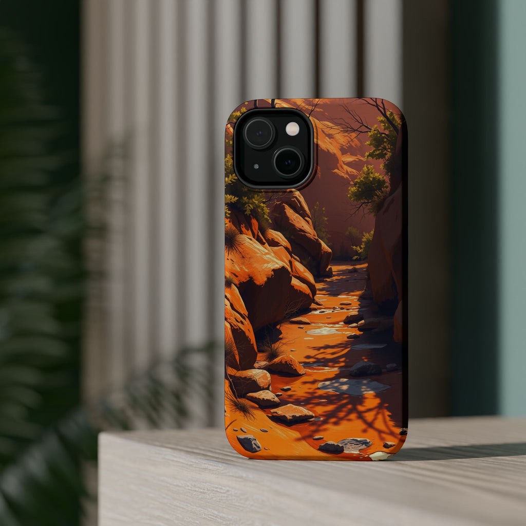 iPhone Spring Creek Bold Art Slim Everyday Designer Case · iPhone Case