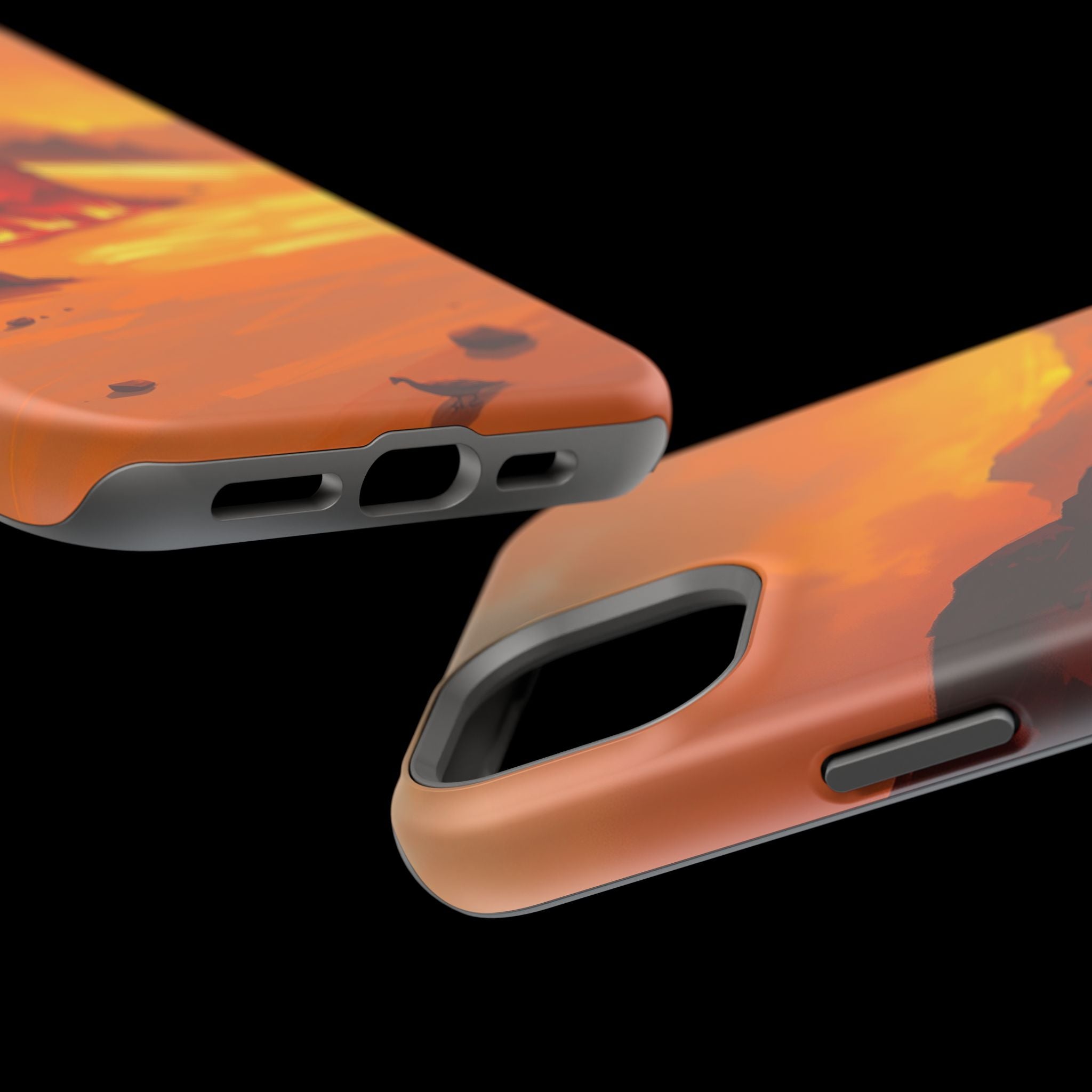 iPhone Burnt Orange And Sand Wildfire Glow Slim iPhone Everyday · iPhone Case