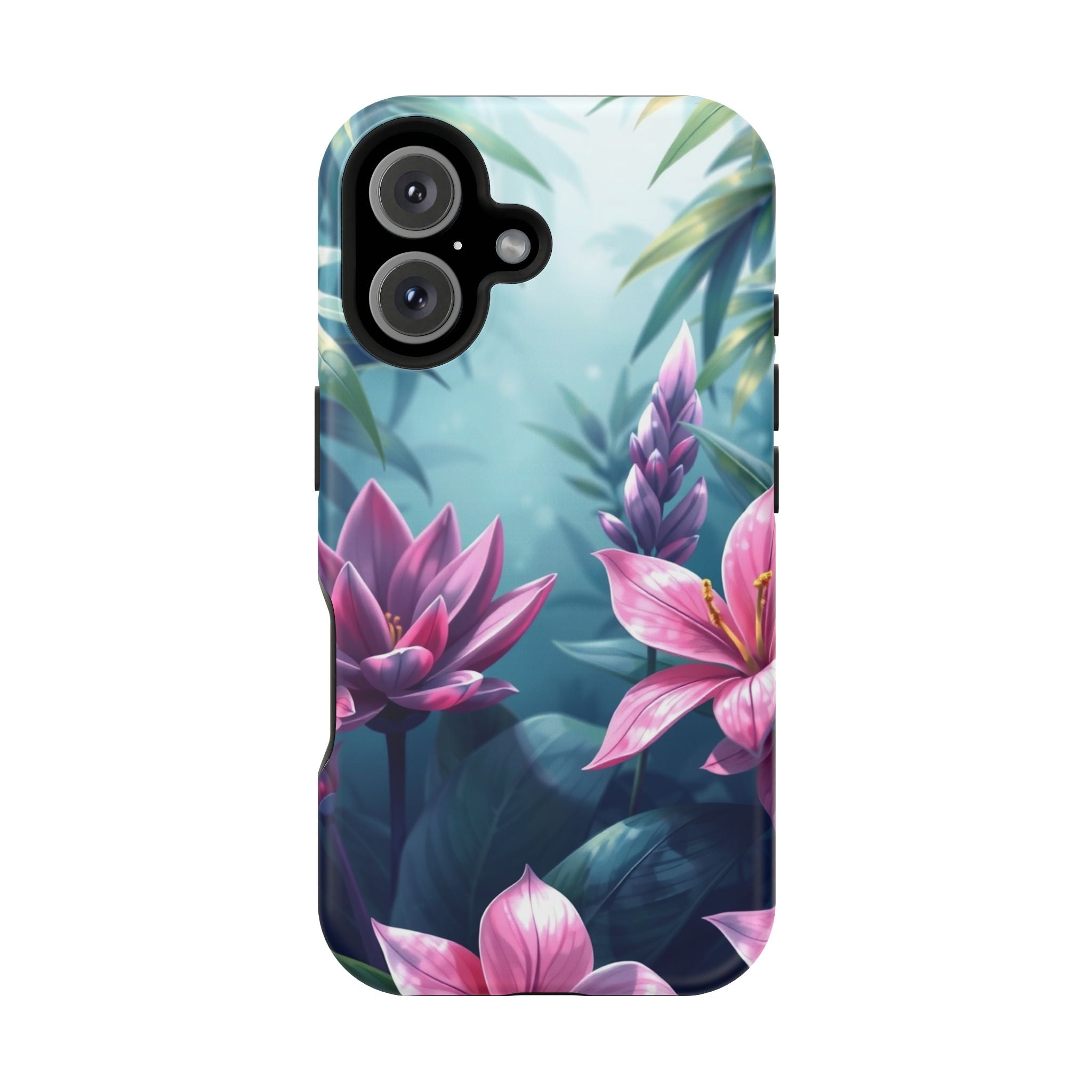 iPhone Indigo And Violet Jungle Floral Slim Everyday Designer Case · iPhone Case
