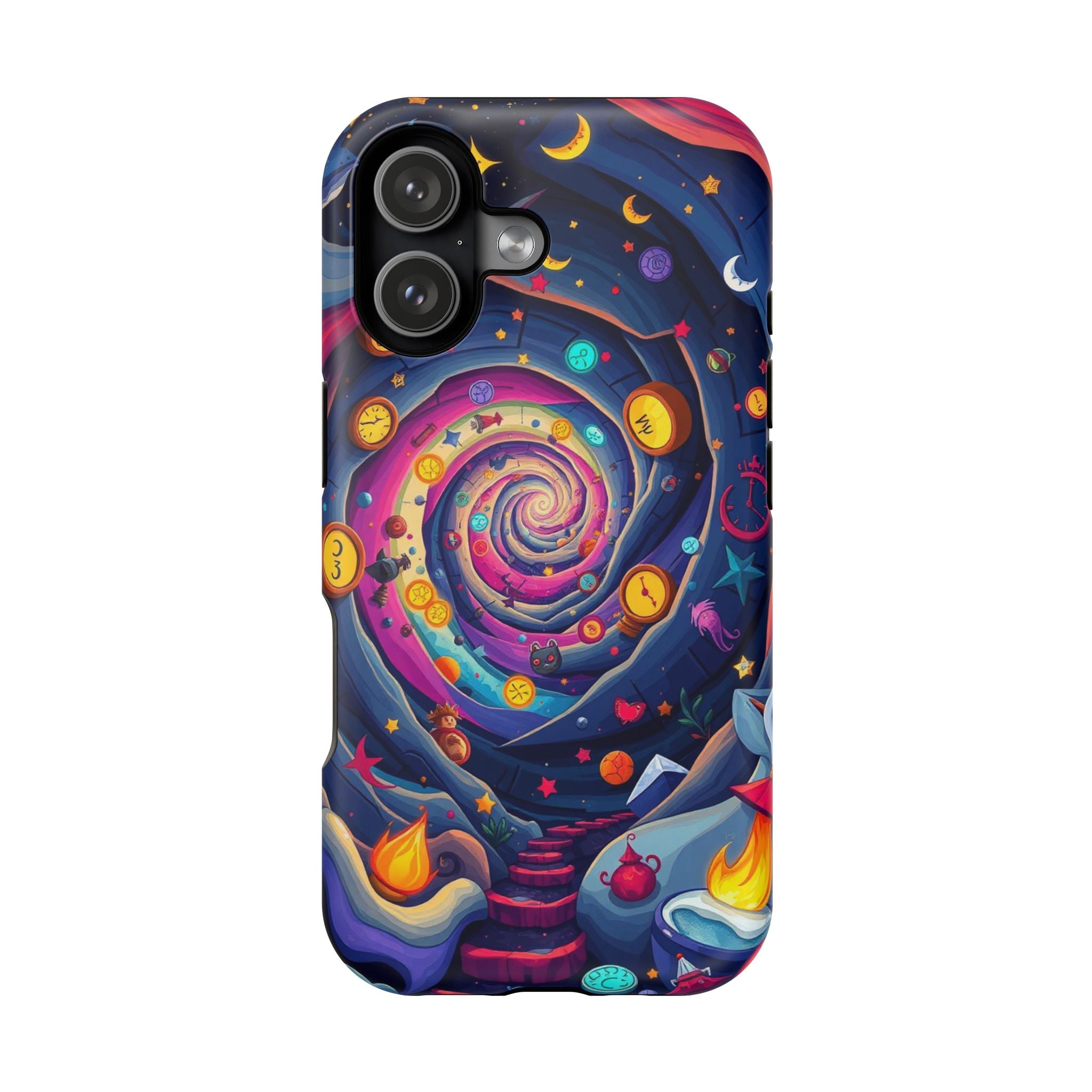 iPhone Time Portal Swirl Kids Fun iPhone Phone Case Gift Clean Minimal · iPhone