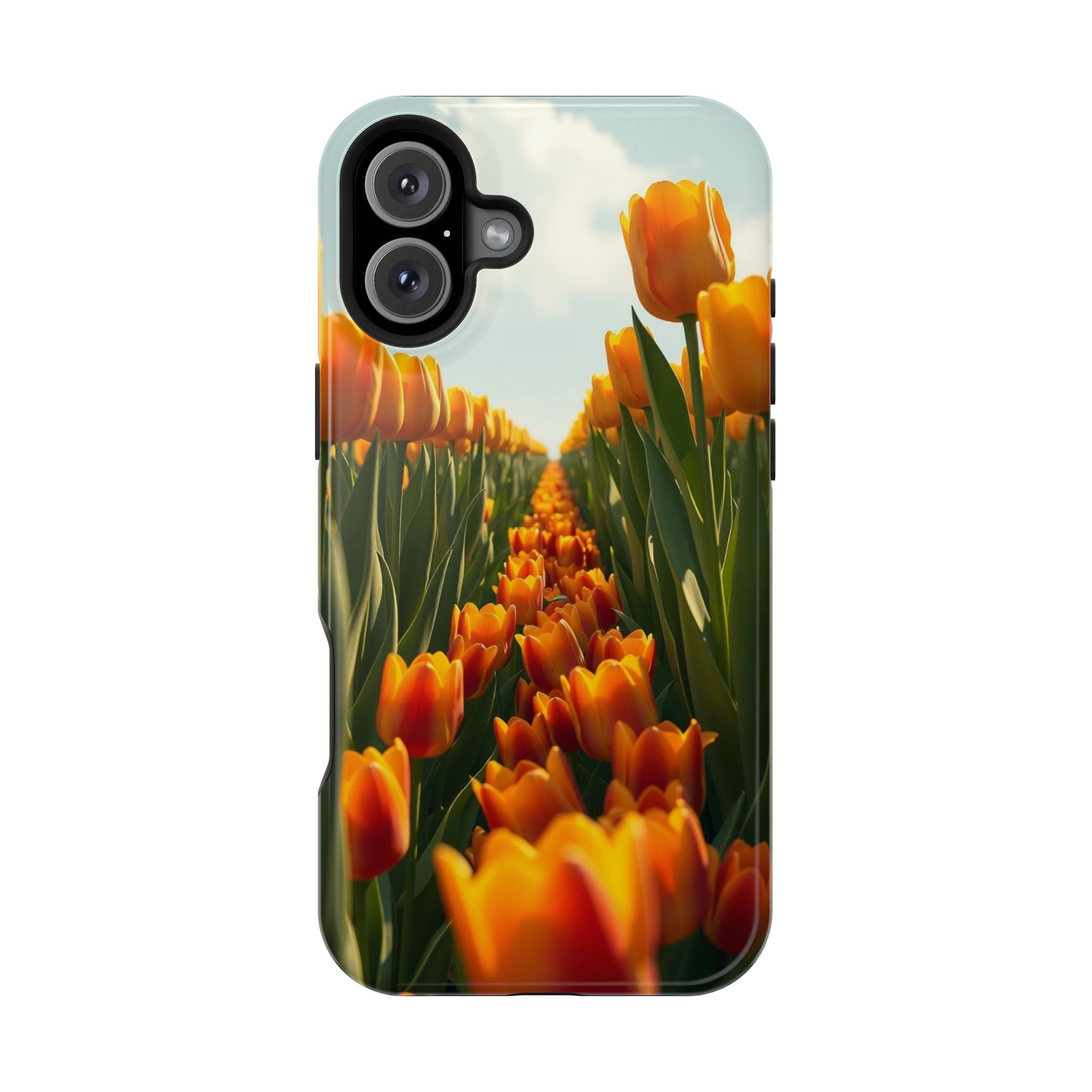 iPhone Tulip Row Radiant Design Slim Everyday Designer Case · iPhone Case