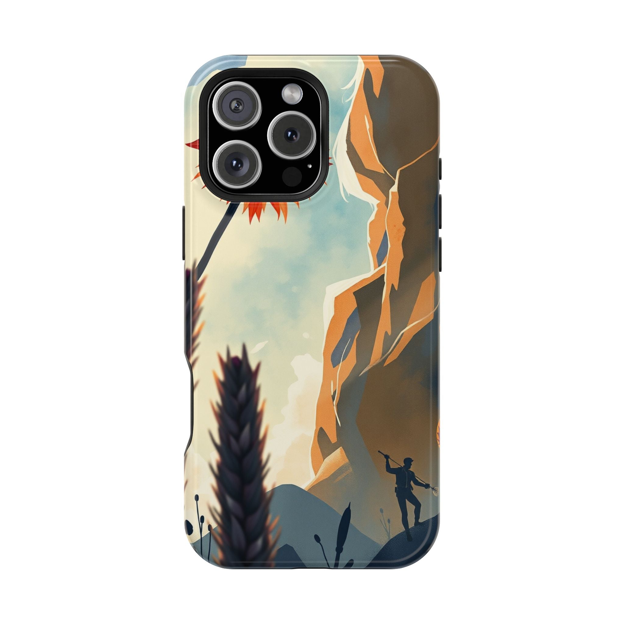 iPhone Bud Burst Vibrant Watercolor Artistic Everyday Cas Slim Snap Case · iPhon