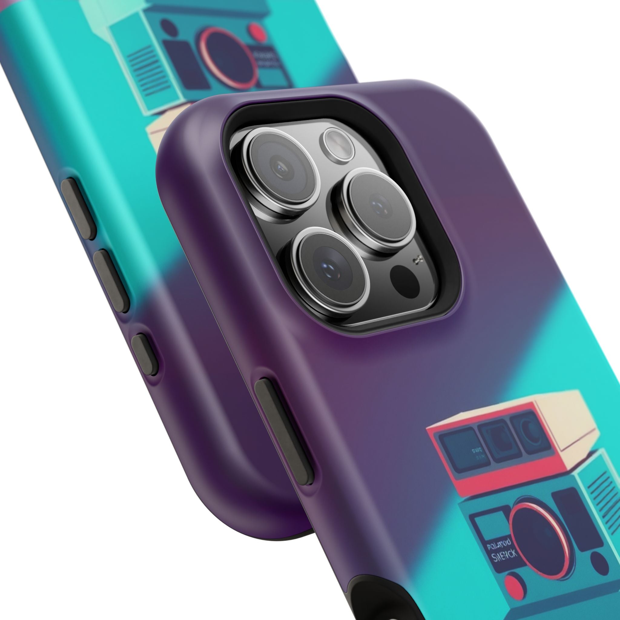 iPhone Polaroid Stack Memory Pop Art Bold Slim Everyday Designer Case · iPhone C