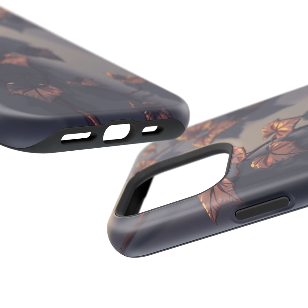 iPhone Charcoal And Copper Art Nouveau Vine Soft iPhone 13 Finish · iPhone Case