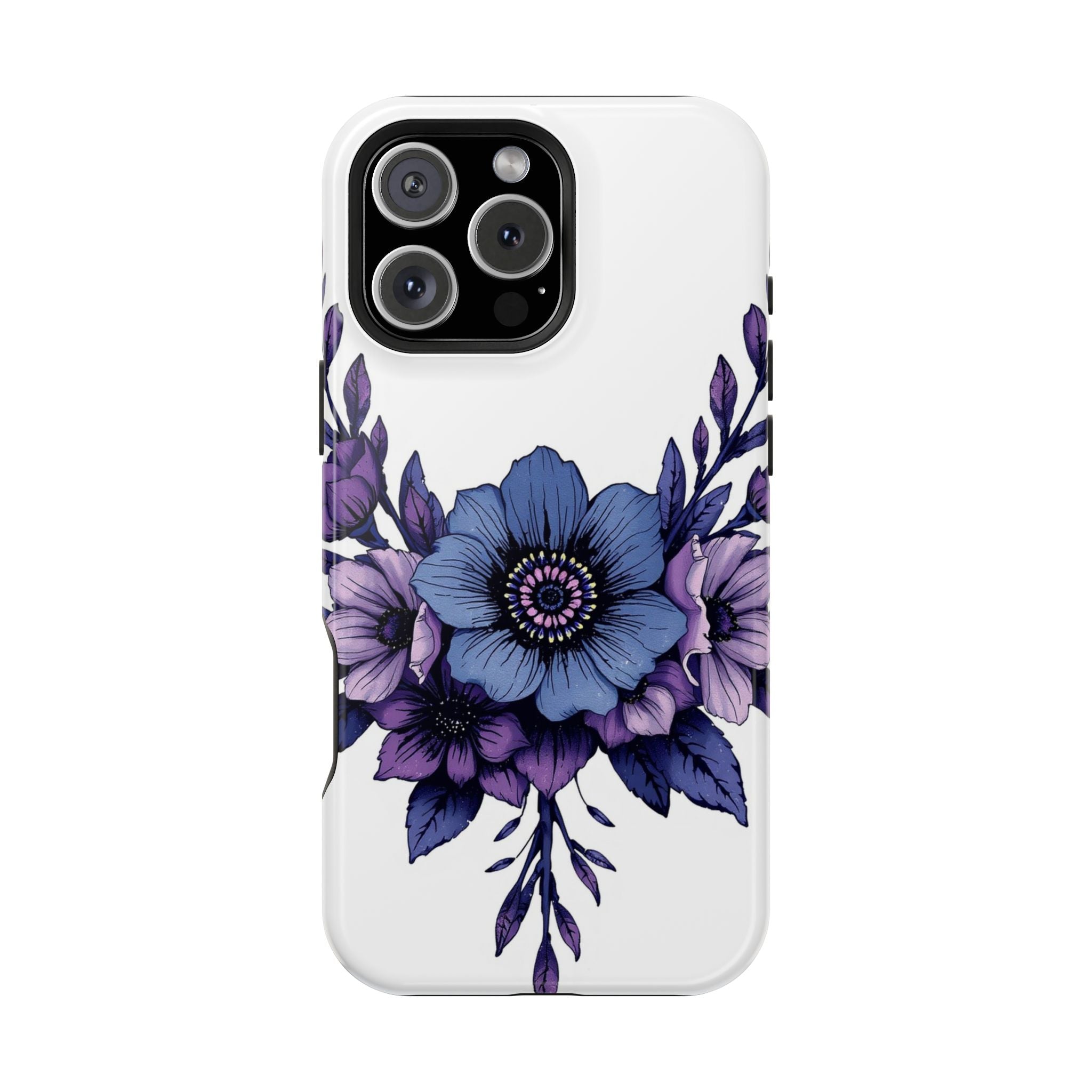 iPhone Floral Crown Grunge Distressed Slim Everyday Designer Case · iPhone Case