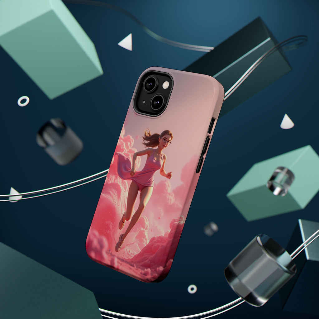 iPhone on Fumes 3D Digital Bold Modern Everyday Snap Case · iPhone Case