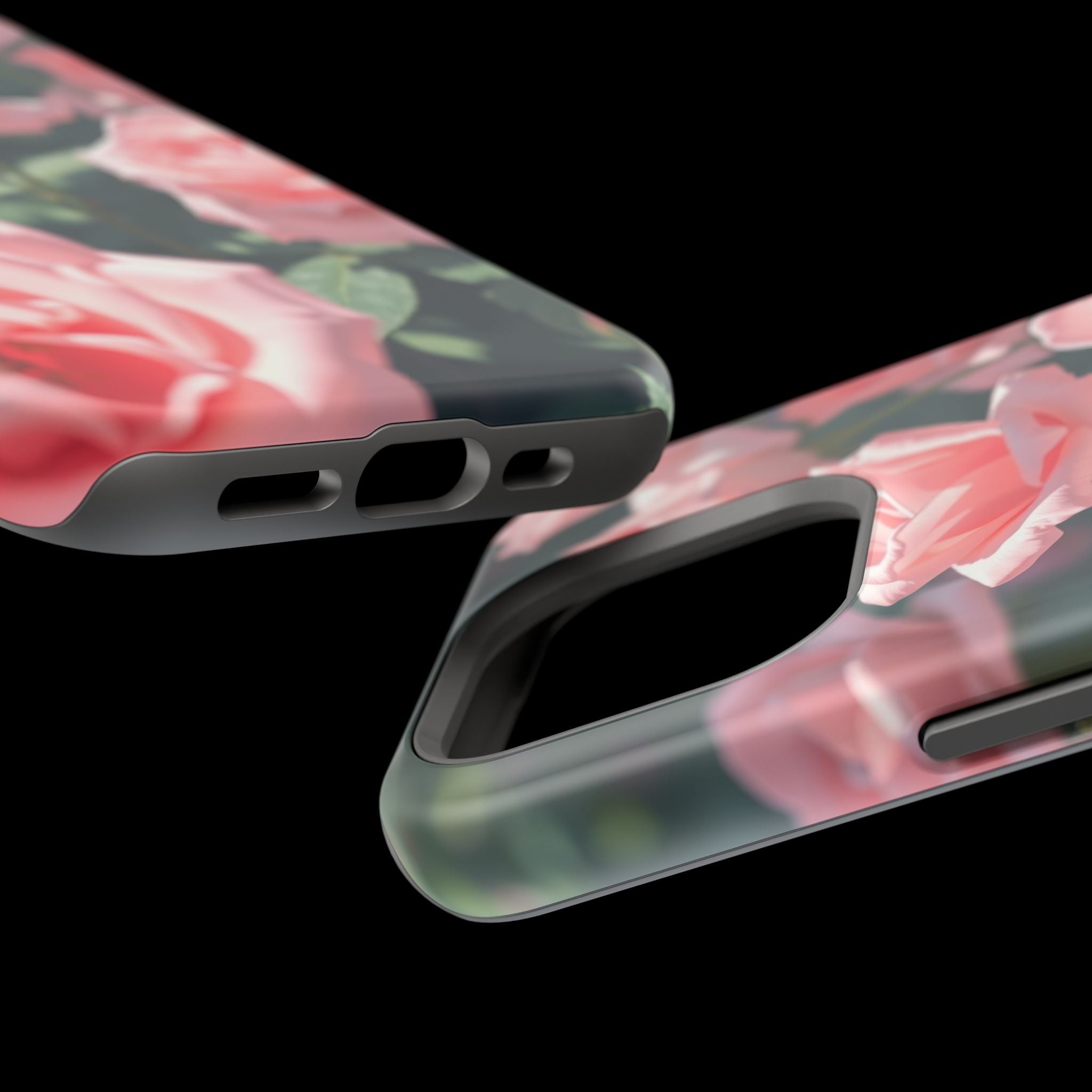 iPhone Mint And Blush Rose Garden Bold Modern Everyday Snap Case · iPhone Case