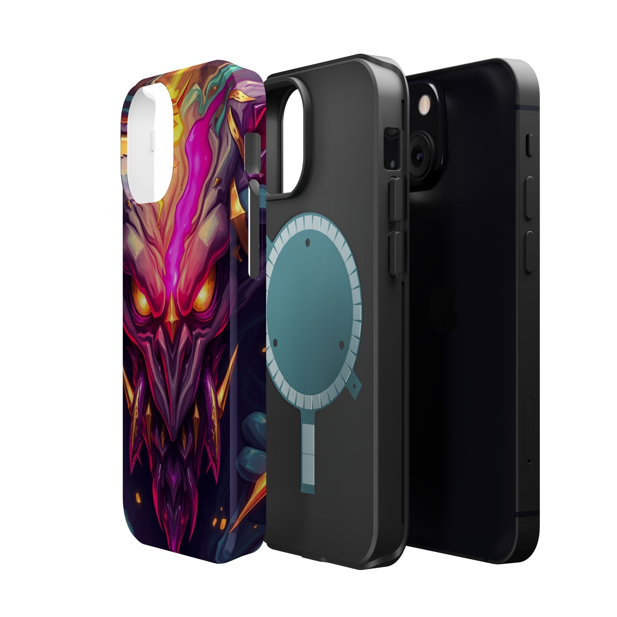 iPhone Chaos Goblin Energy Gold Foil Luxury Slim Everyday Designer Case · iPhone