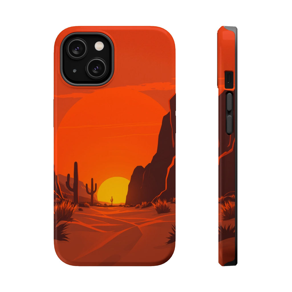 iPhone Burnt Orange And Sand Mesa Sunset Slim Everyday iPhone Designer · iPhone