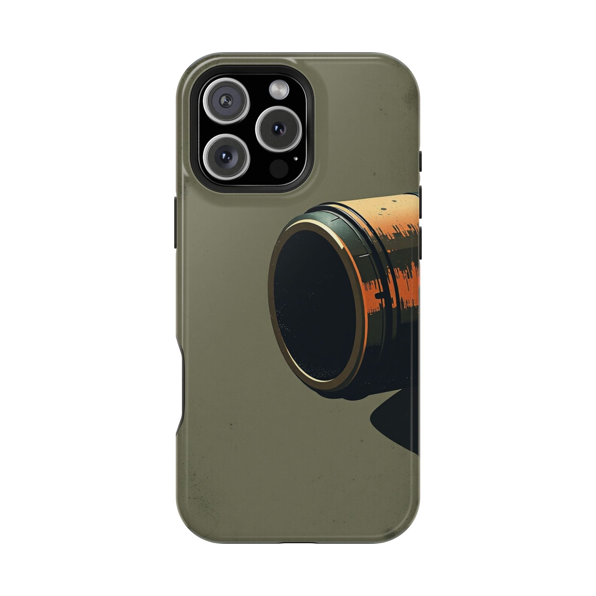 iPhone Charcoal And Copper Vintage Postcard Slim Everyday Designer Case · iPhone