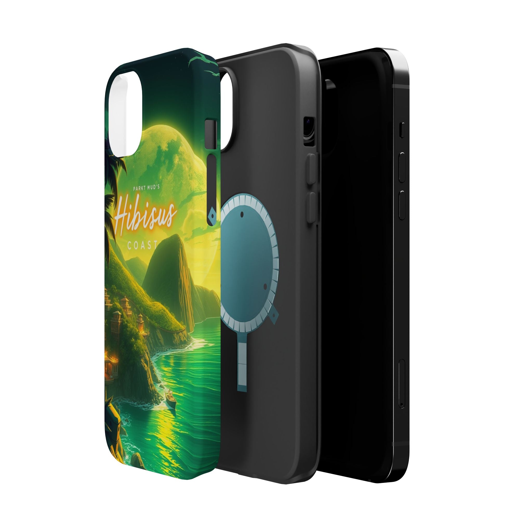 iPhone Dreamy Hibiscus Coast Design Slim Everyday Designer Case · iPhone Case
