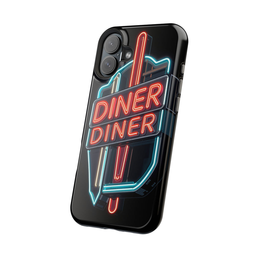 iPhone Neon Diner Sign Electric Art Slim Everyday Designer Case · iPhone Case