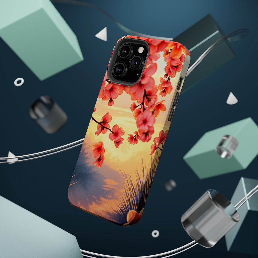 iPhone Sunset Amber And Peach Blossom Trail Slim Snap Cas Carry Case · iPhone Ca