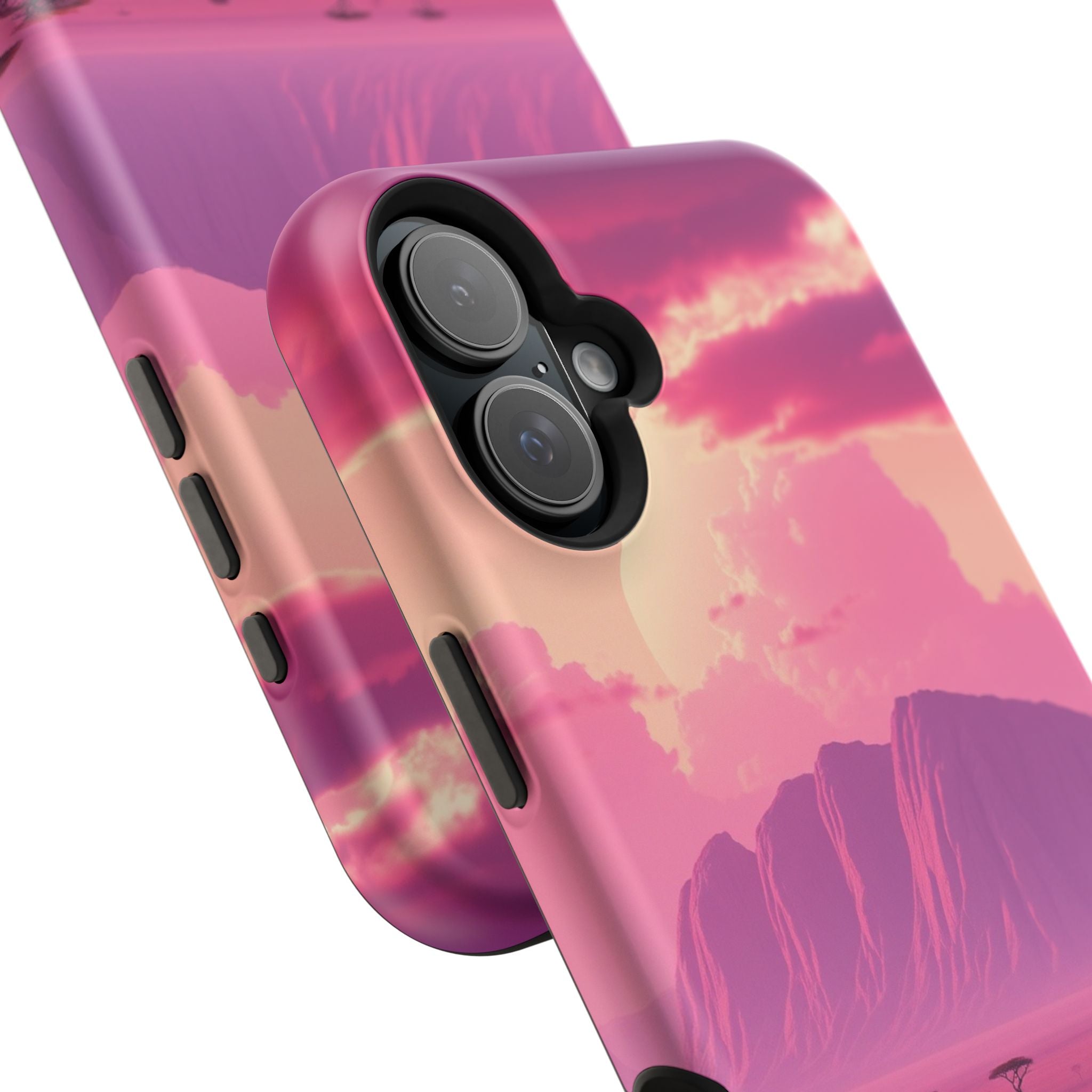 iPhone Cyan And Magenta Savanna Horizon Slim Everyday iPhone Designer · iPhone C