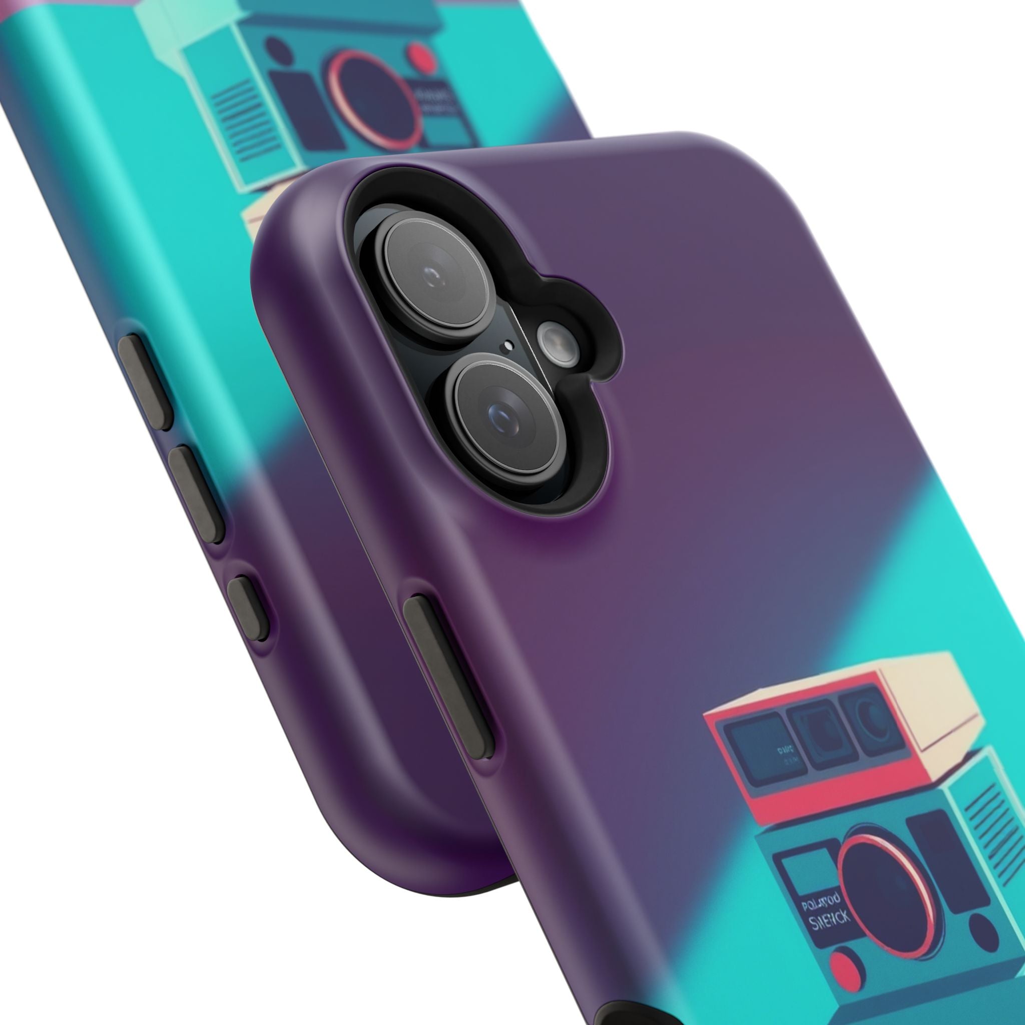 iPhone Polaroid Stack Memory Pop Art Bold Slim Everyday Designer Case · iPhone C