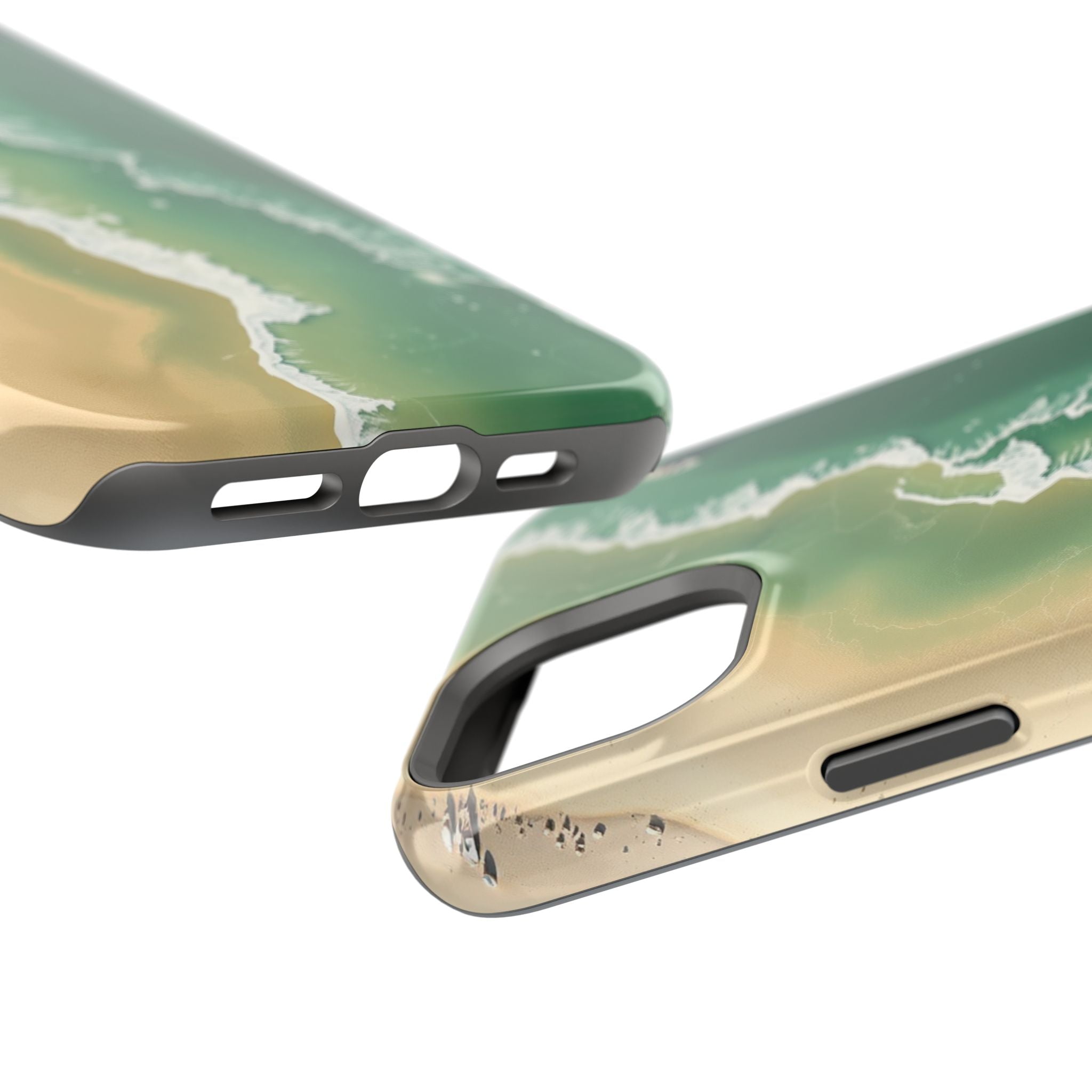 iPhone Shoreline Aerial Bold Art Bold Modern Everyday Snap Case · iPhone Case