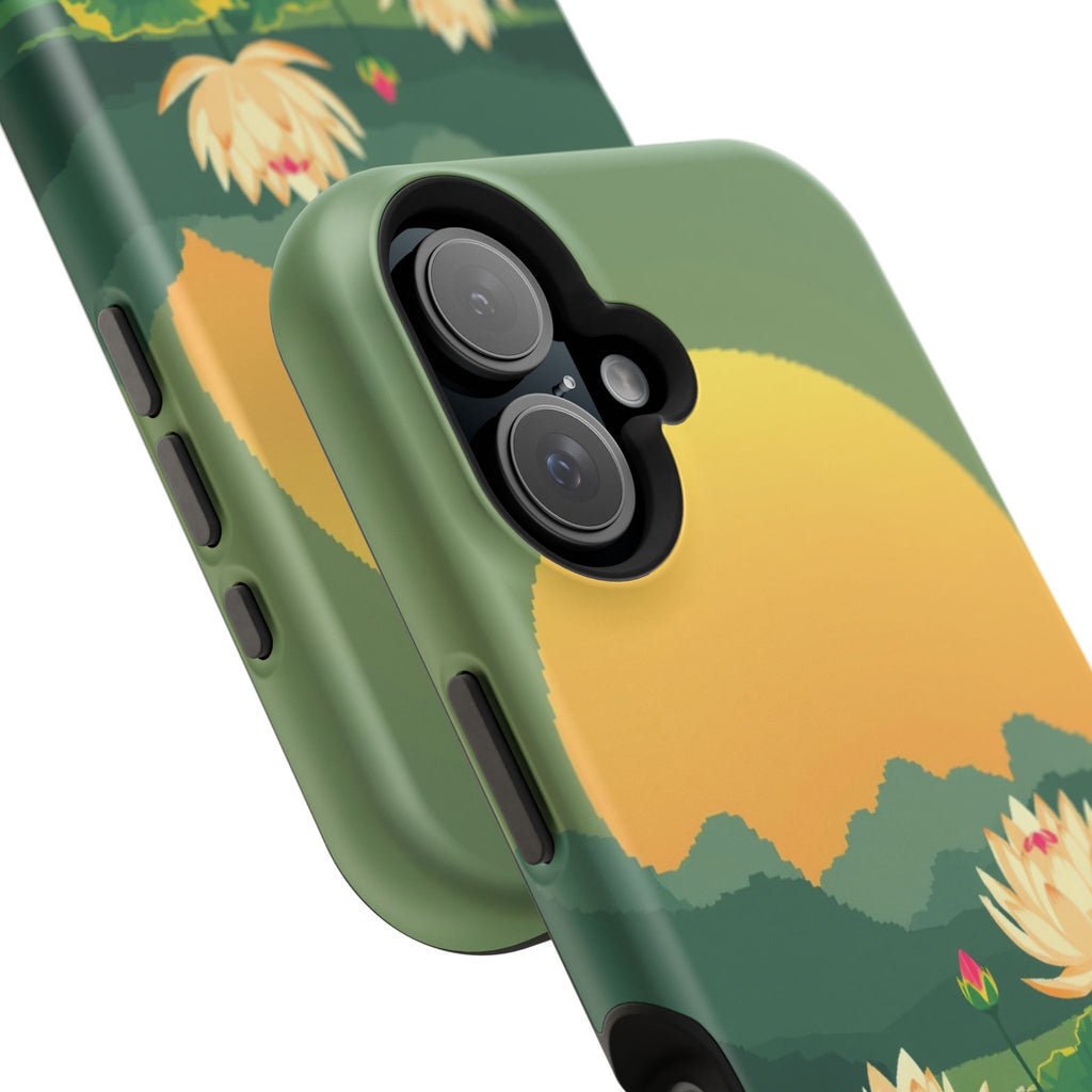 iPhone Lotus Pond Enchanted Art Slim Everyday Designer Case · iPhone Case