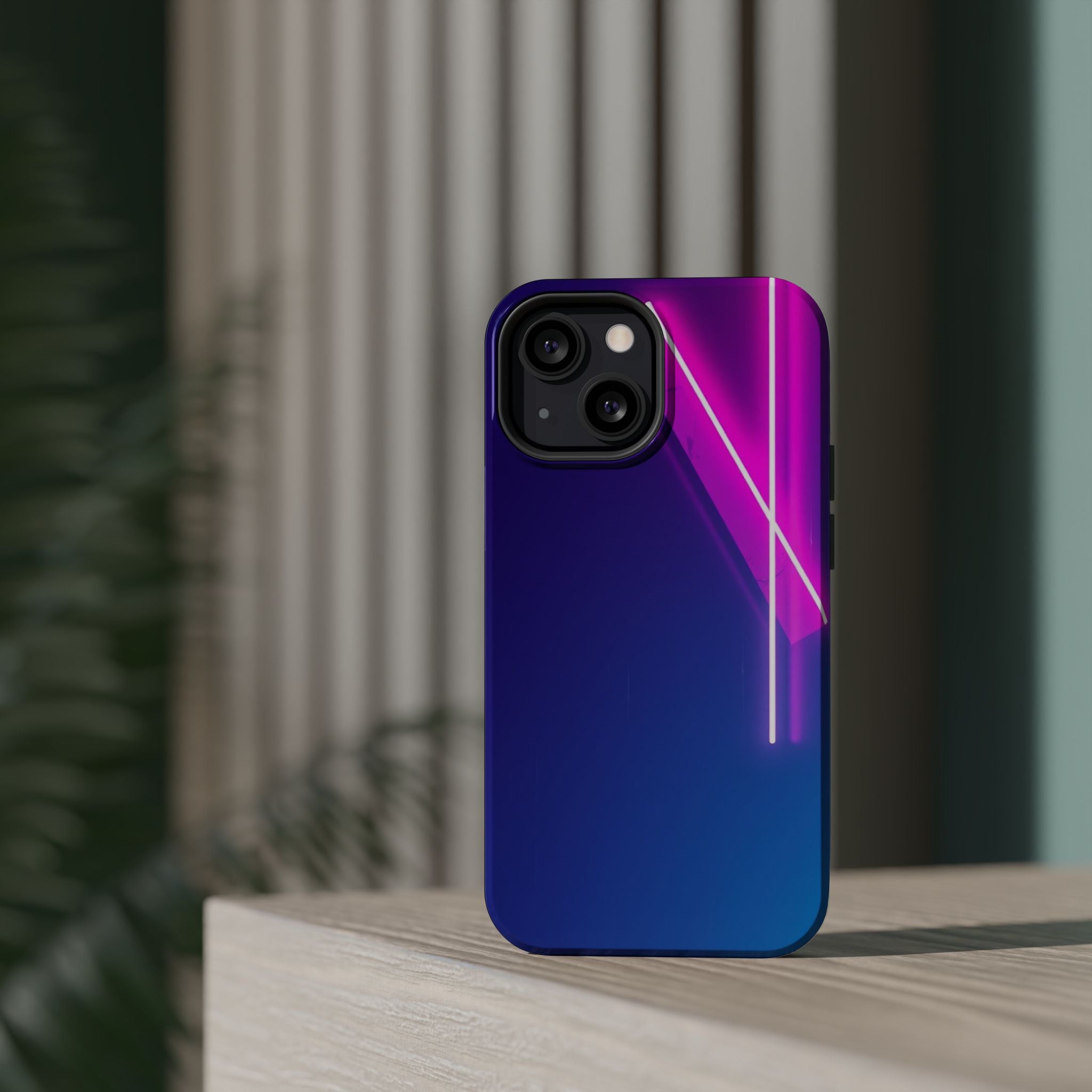 iPhone 1990s Geometric Neon Electric Art Slim Everyday Designer Case · iPhone Ca