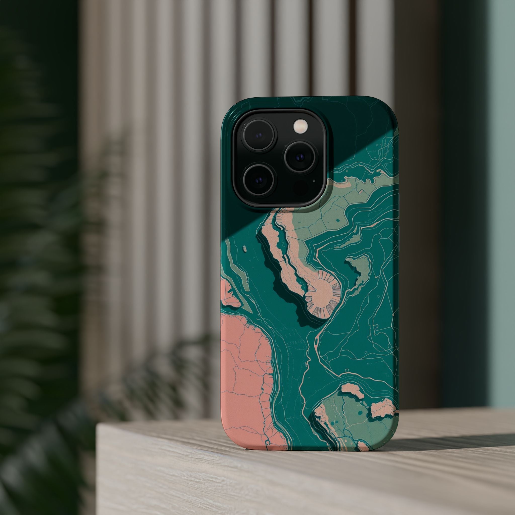 iPhone Earthy River Delta Aerial Design Slim Everyday iPhone 18 · iPhone Case
