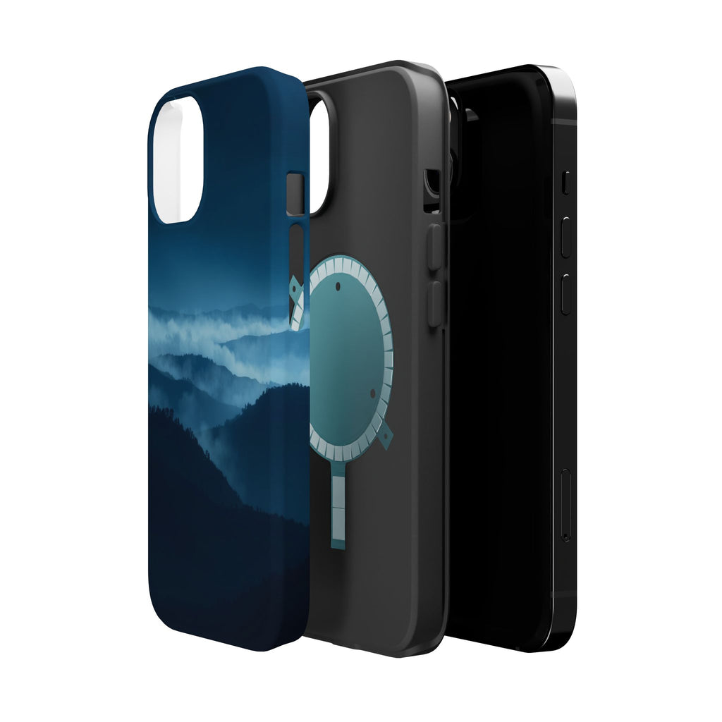 iPhone Earthy Fog Rolling Over Hills Design Slim iPhone Everyday · iPhone Case