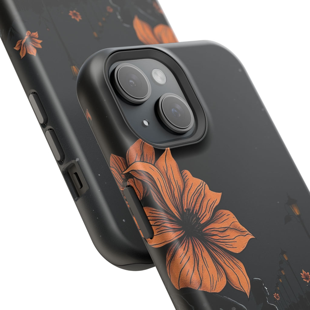 iPhone Night Bloomer Electric Art Bold Modern Everyday Snap Case · iPhone Case