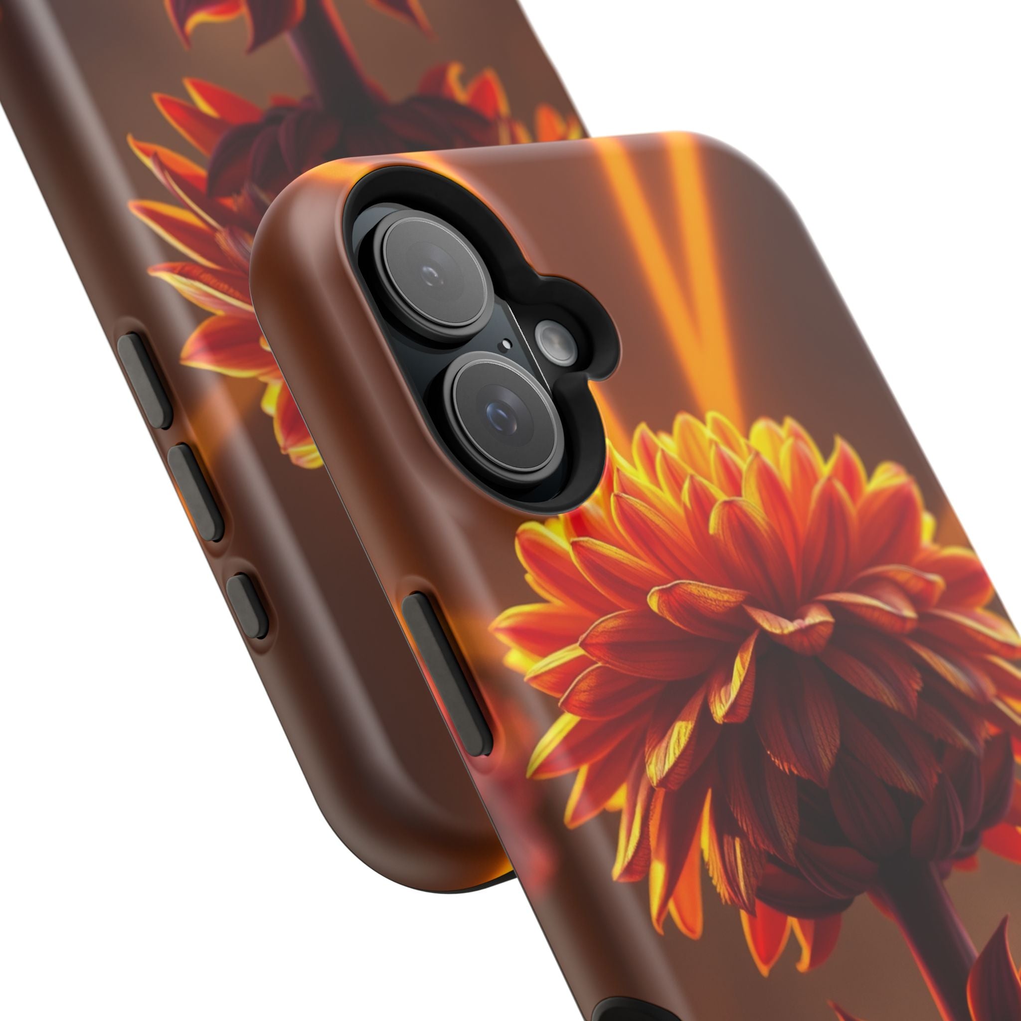 iPhone Mustard And Rust Ranunculus Stack Slim Everyday iPhone Designer · iPhone