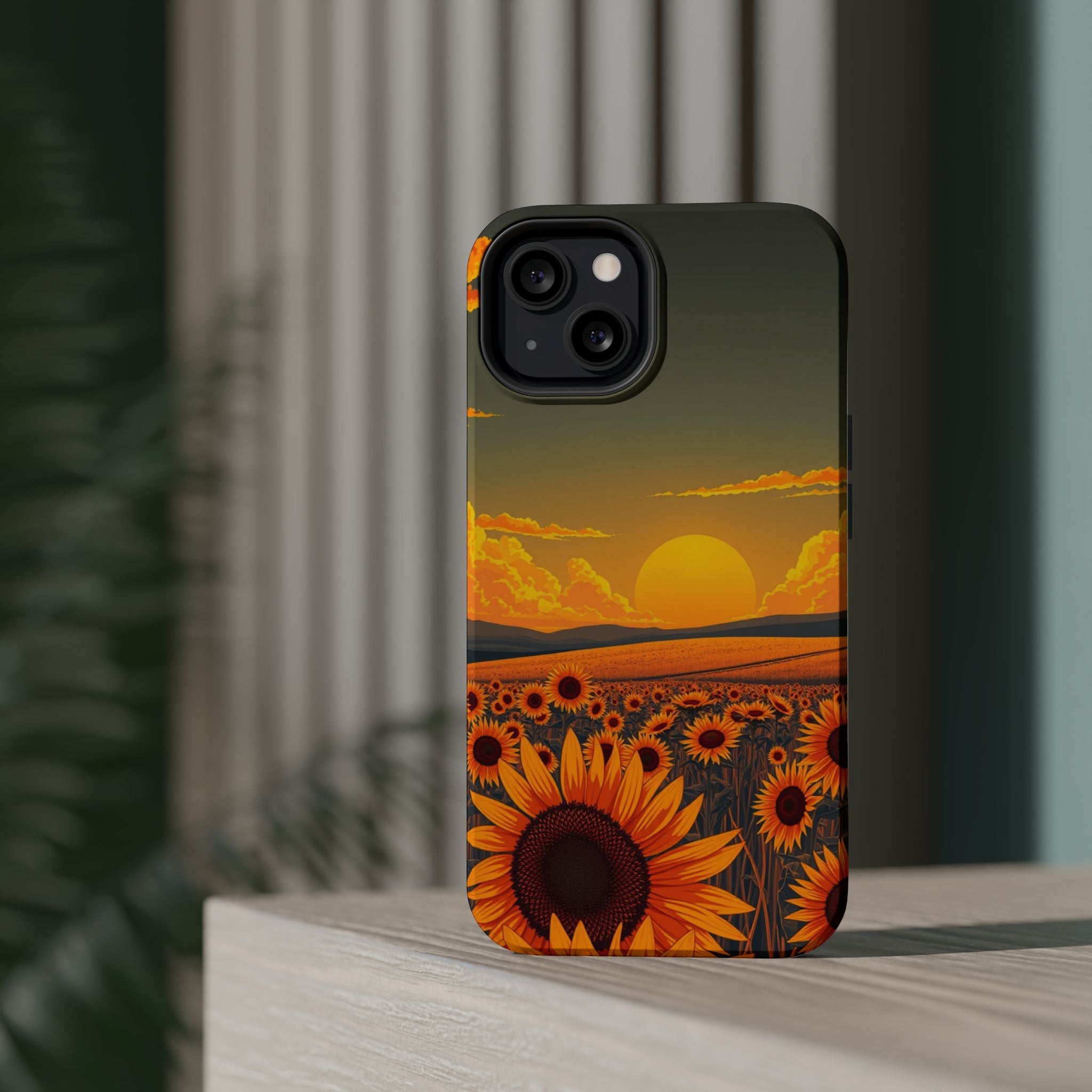 iPhone Vibrant Sunflower Prairie Design Slim Everyday iPhone Designer · iPhone C