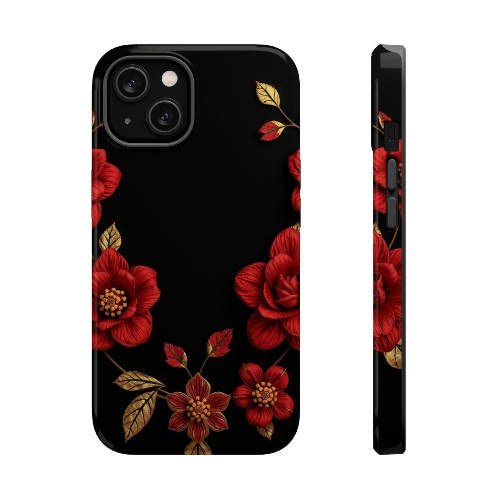 iPhone Floral Gold Foil 3D Digital Bold Modern Everyday Snap Case · iPhone Case