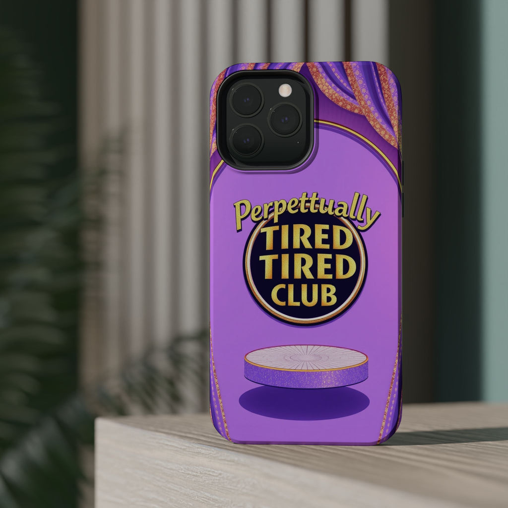 iPhone Perpetually Tired Club Bold Art Slim Everyday Designer Case · iPhone Case