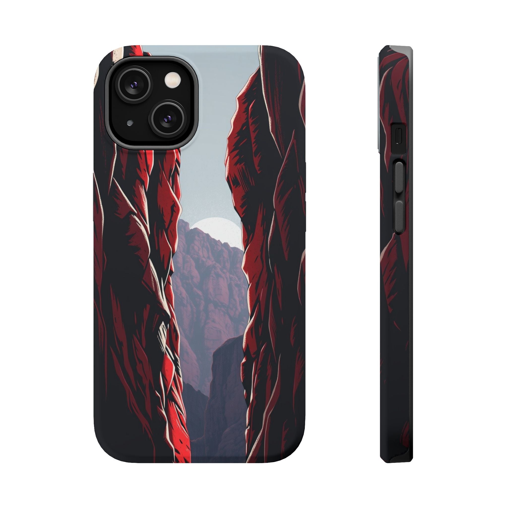 iPhone Serene Canyon Wall Design Bold Modern Everyday Snap Case · iPhone Case