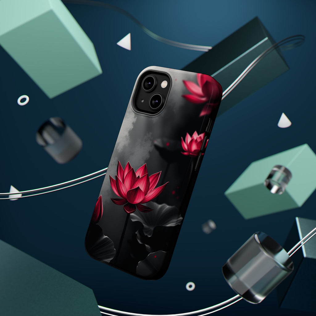 iPhone Lotus Pond Mystic Art 15 Slim Everyday Designer Case · iPhone Case