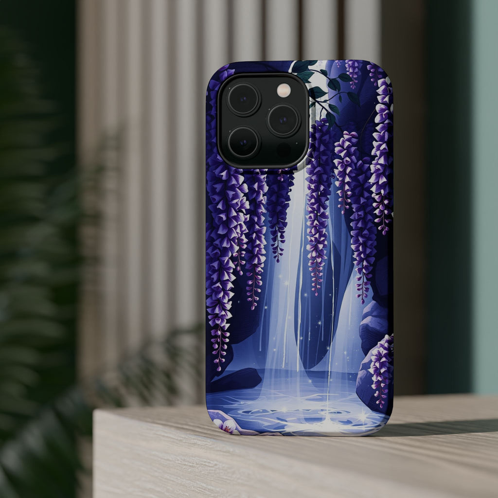 iPhone Wisteria Cascade Serene Design Slim Snap Case Ga · iPhone Case