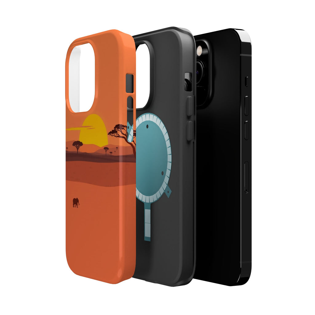 iPhone Sunset Amber And Peach Savanna Horizon Slim iPhone Everyday · iPhone Case