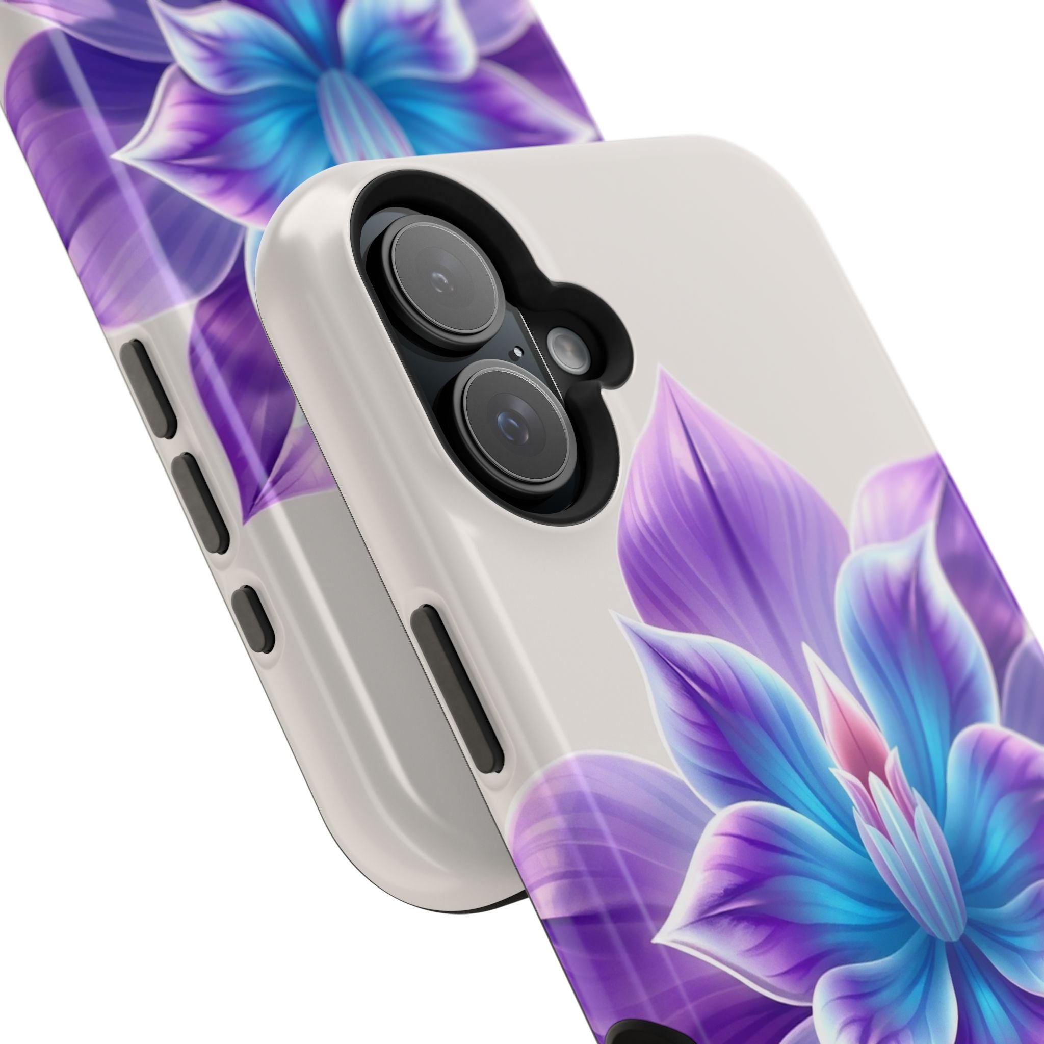 iPhone Dreamy Neon Floral Design 10 Slim Everyday Designer Case · iPhone Case