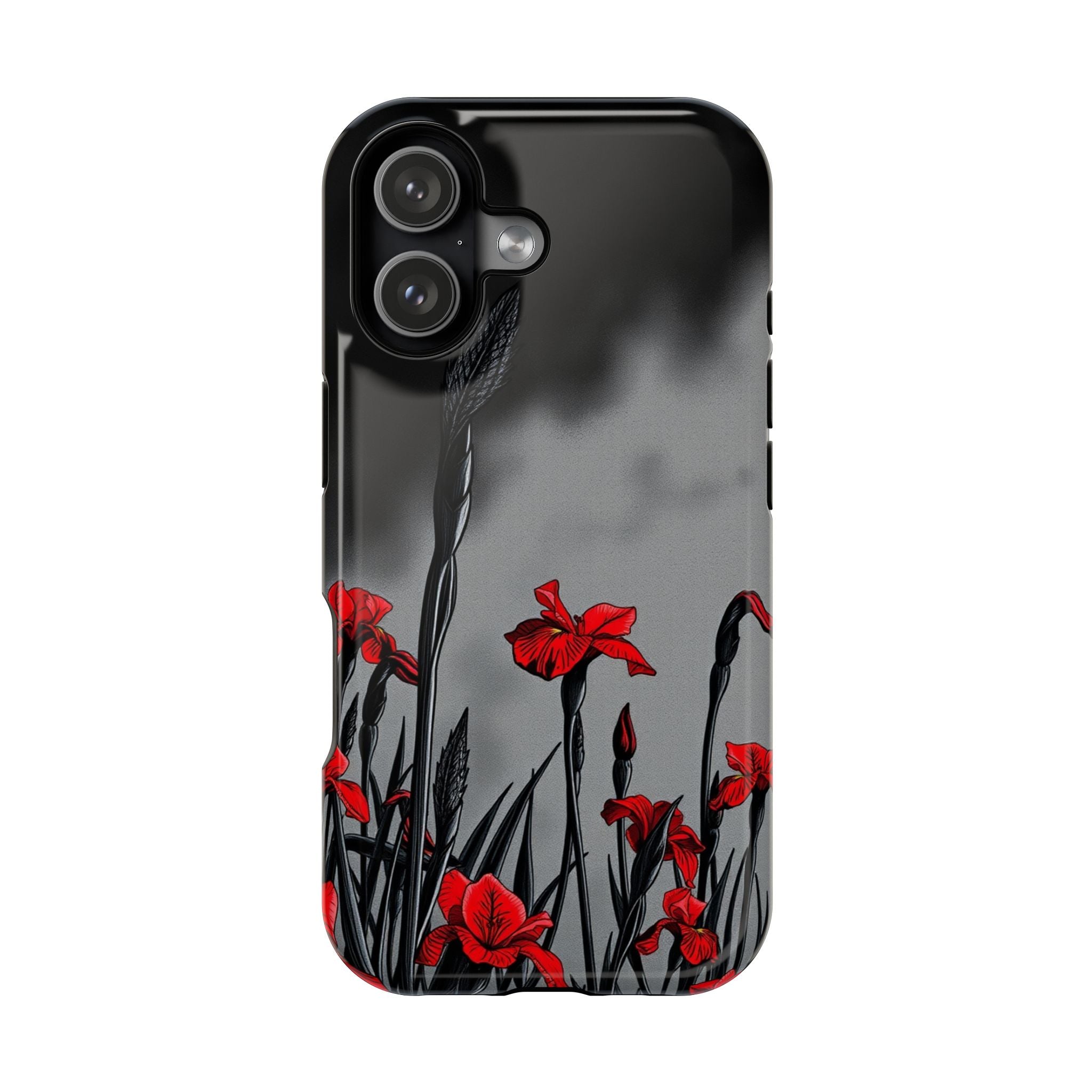 iPhone Iris Garden Cinematic Art Soft Finish Everyday Cas Slim Snap Case · iPhon