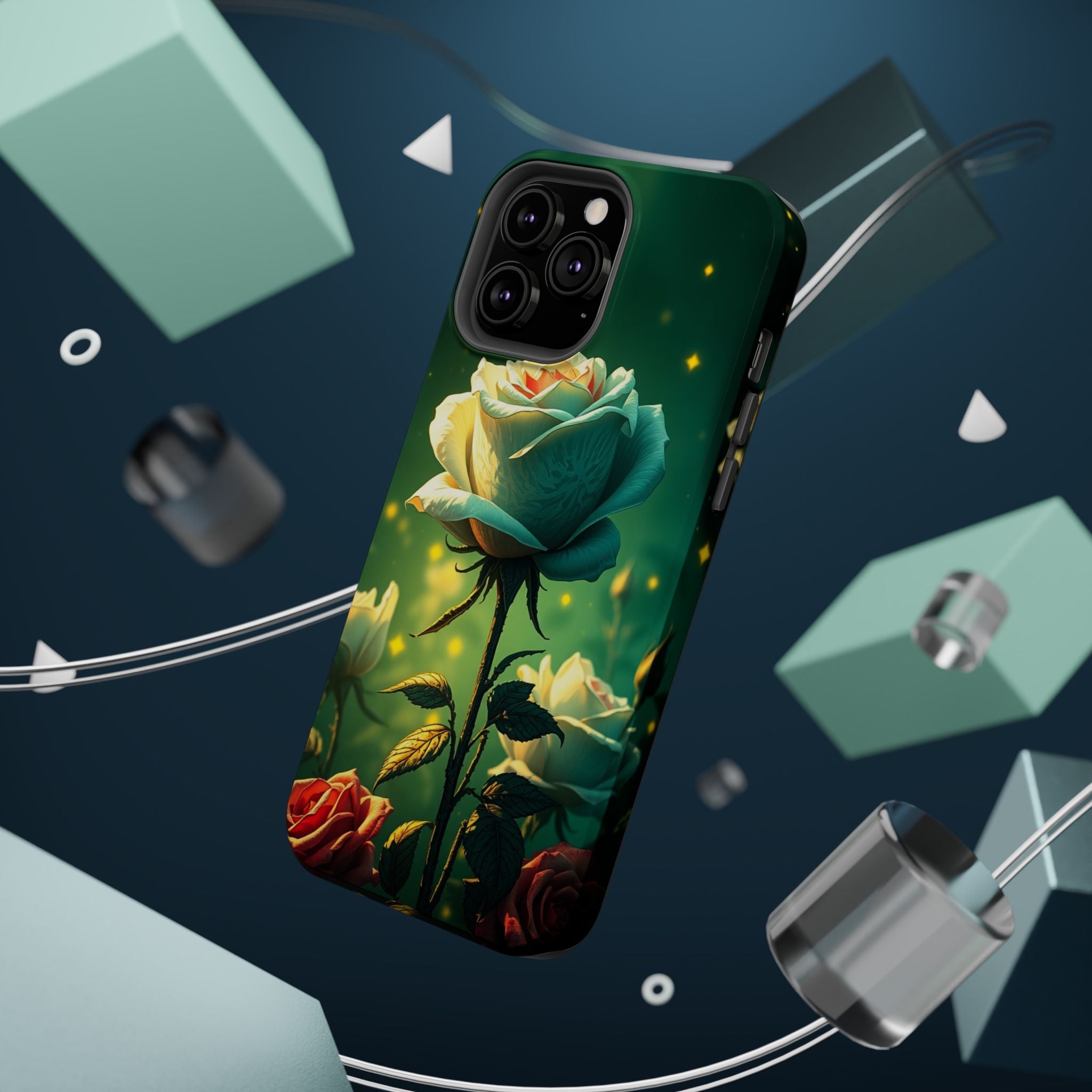 iPhone Earthy Rose Garden Design Bold Modern Everyday Snap Case · iPhone Case