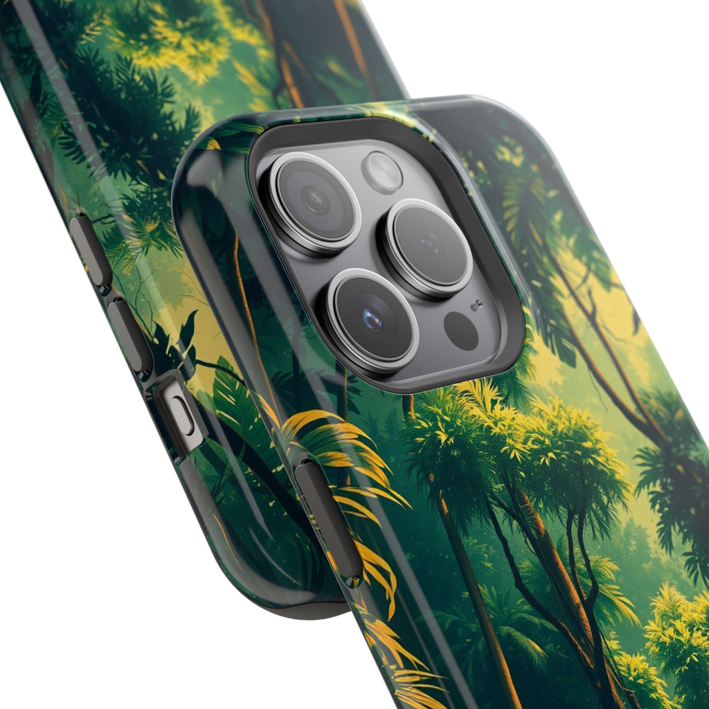 iPhone Rainforest Canopy Vintage Retro Poster Slim iPhone Everyday · iPhone Case