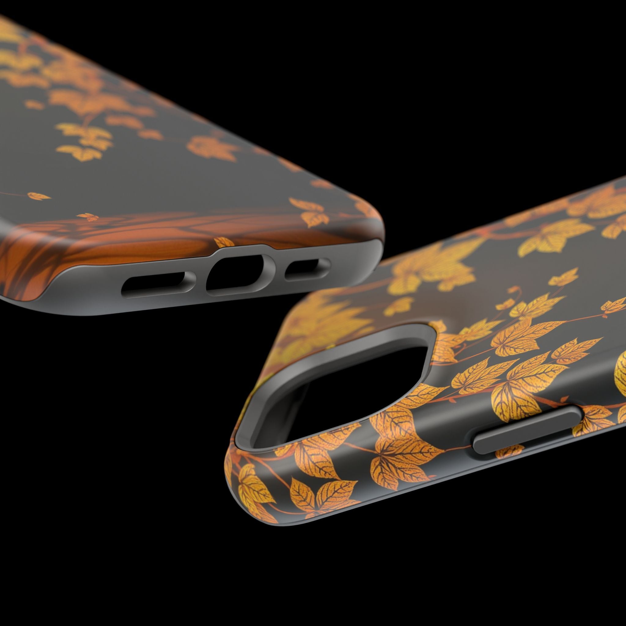 iPhone Mustard And Rust Art Nouveau Vine Slim Everyday iPhone 14 · iPhone Case