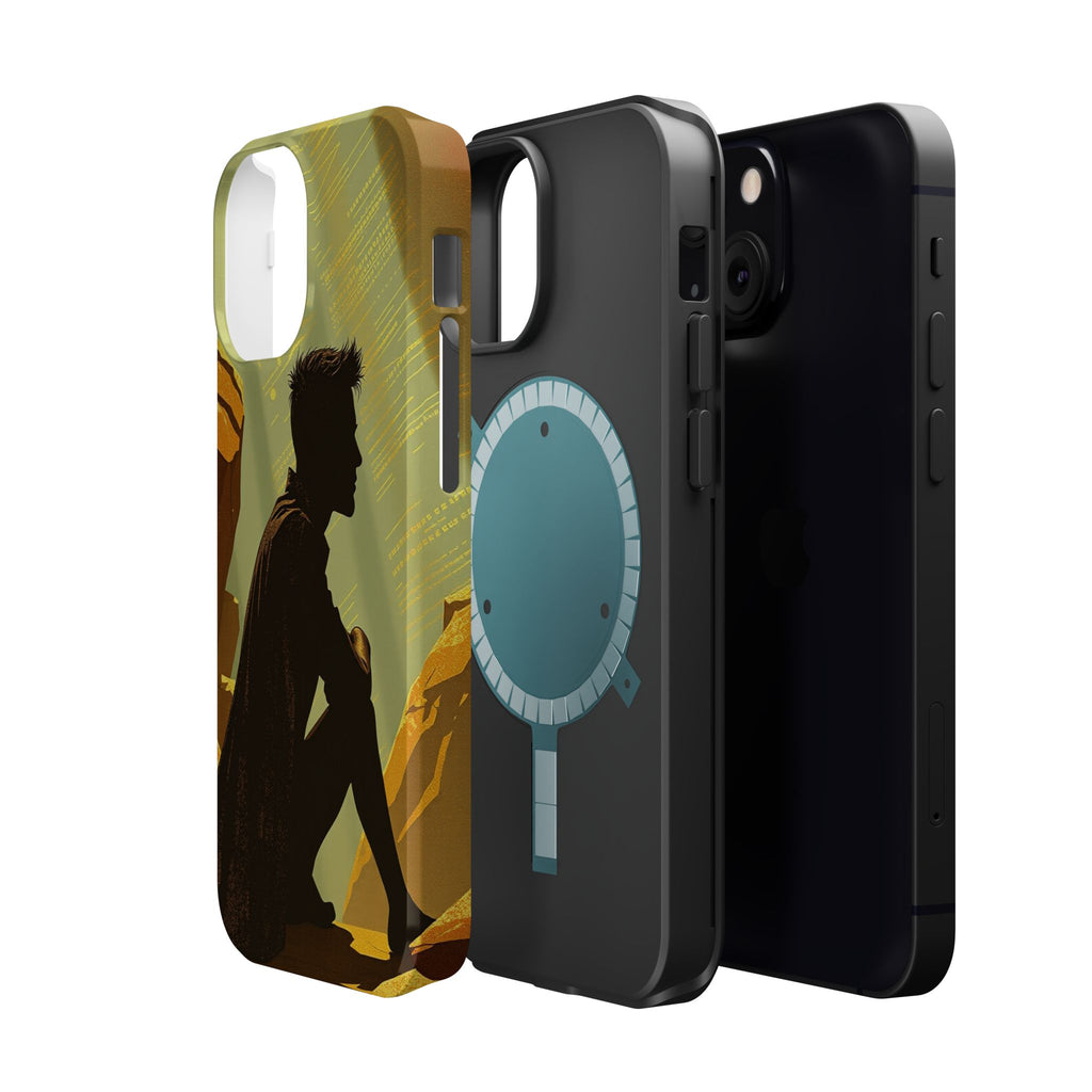 iPhone Mustard And Rust Overthinking Again Slim Everyday Designer Case · iPhone