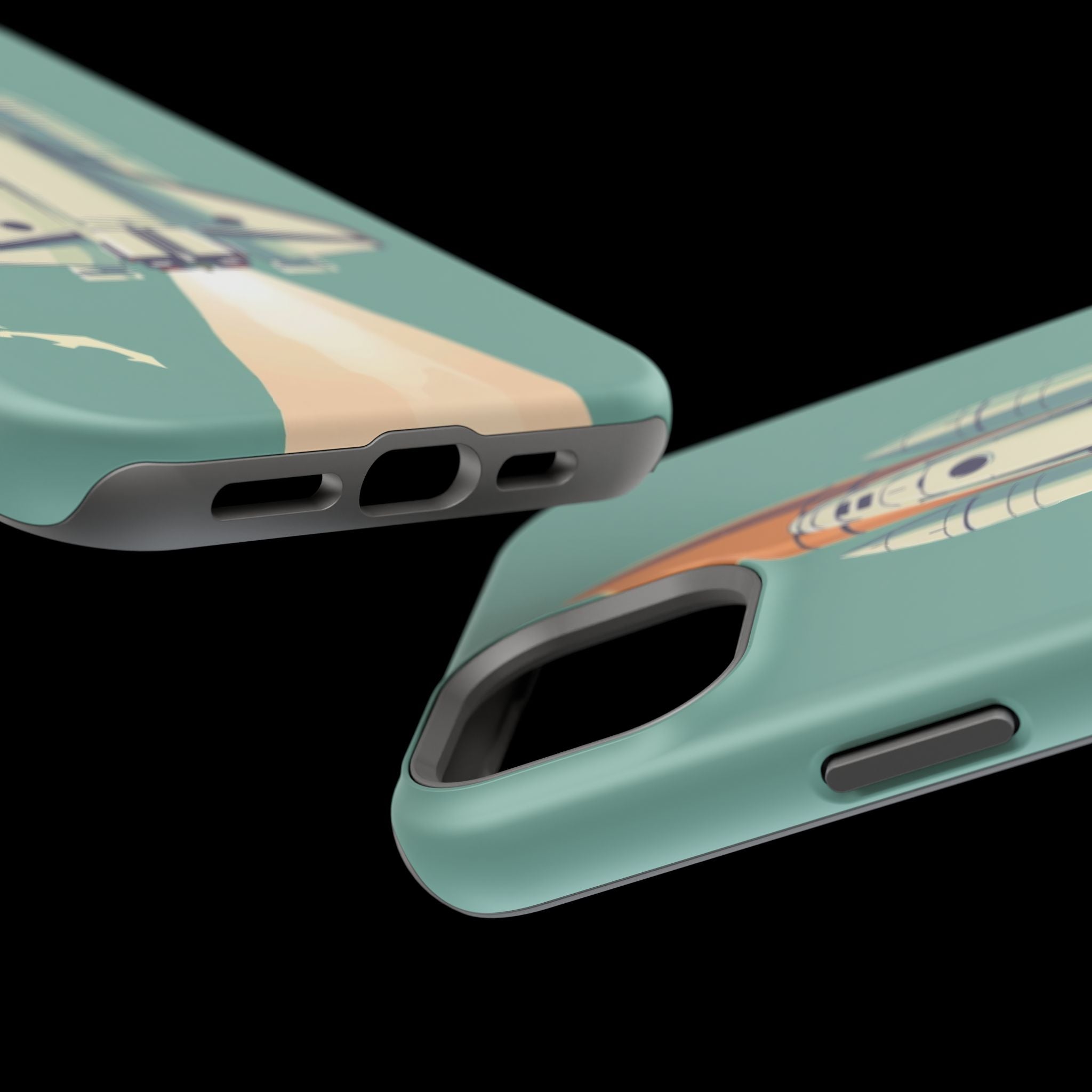 iPhone Retro Space Shuttle Cinematic Art Slim Everyday Designer Case · iPhone Ca