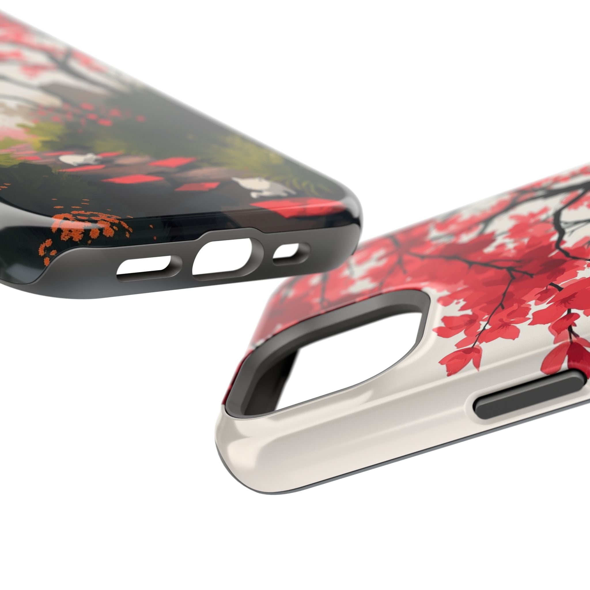 iPhone Blossom Trail Oil Painting Impressionist Soft iPhone Finish · iPhone Case