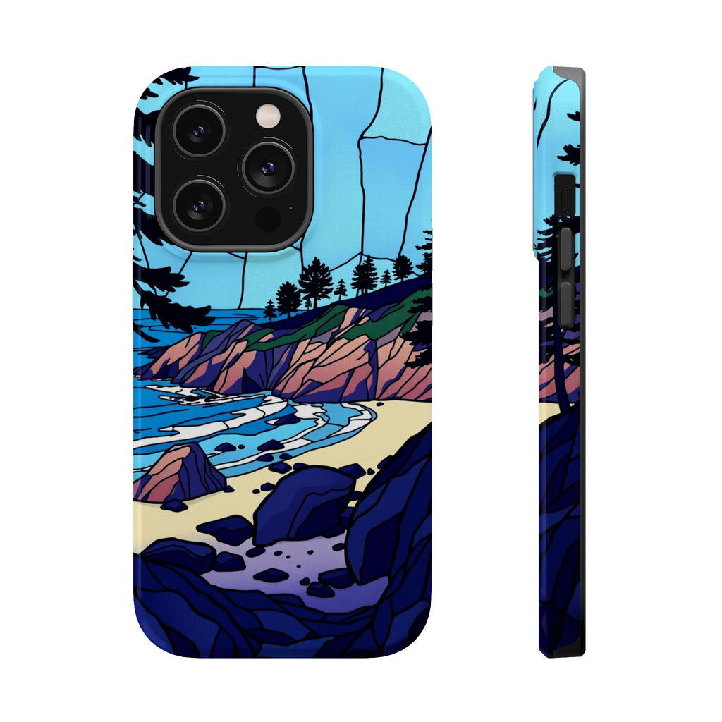 iPhone Indigo And Violet Pebble Beach Slim Everyday iPhone 11 Designer · iPhone