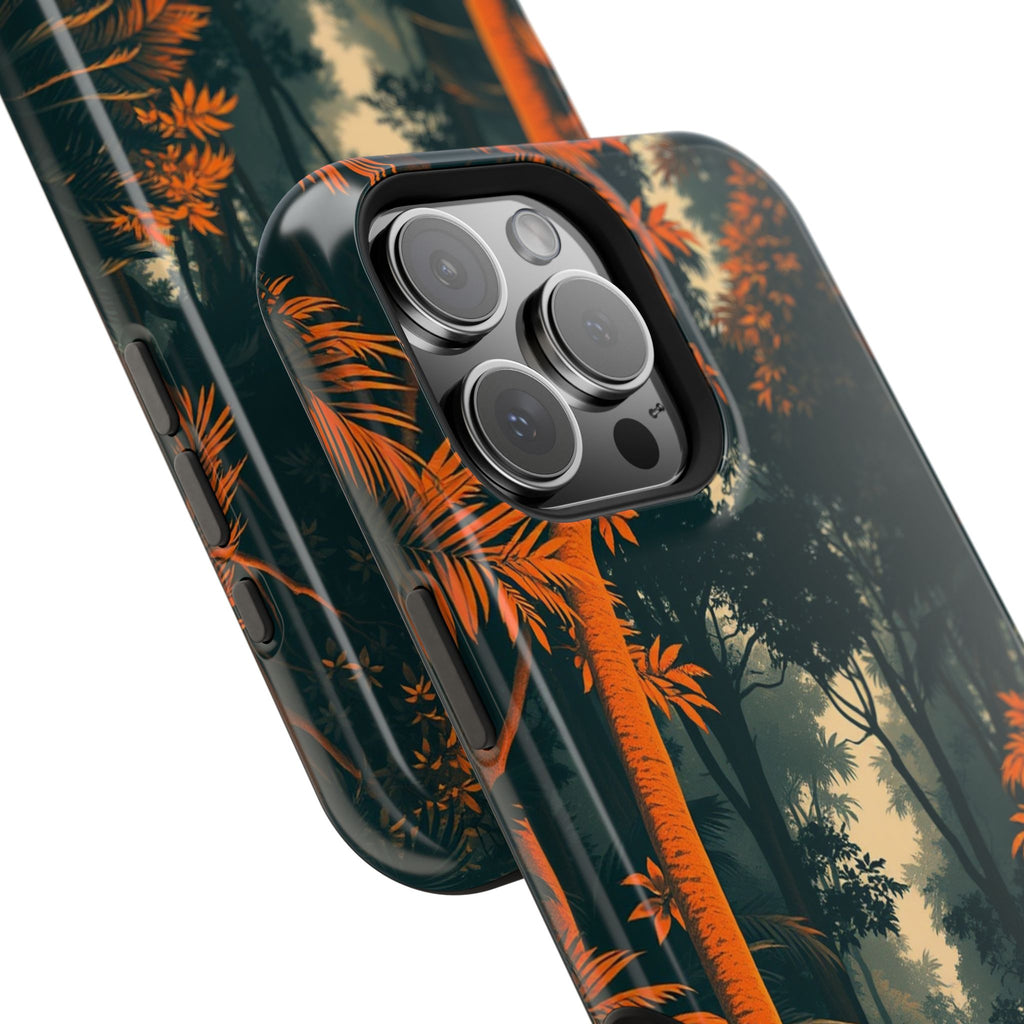 iPhone Burnt Orange And Sand Rainforest Canopy Soft iPhone Finish · iPhone Case