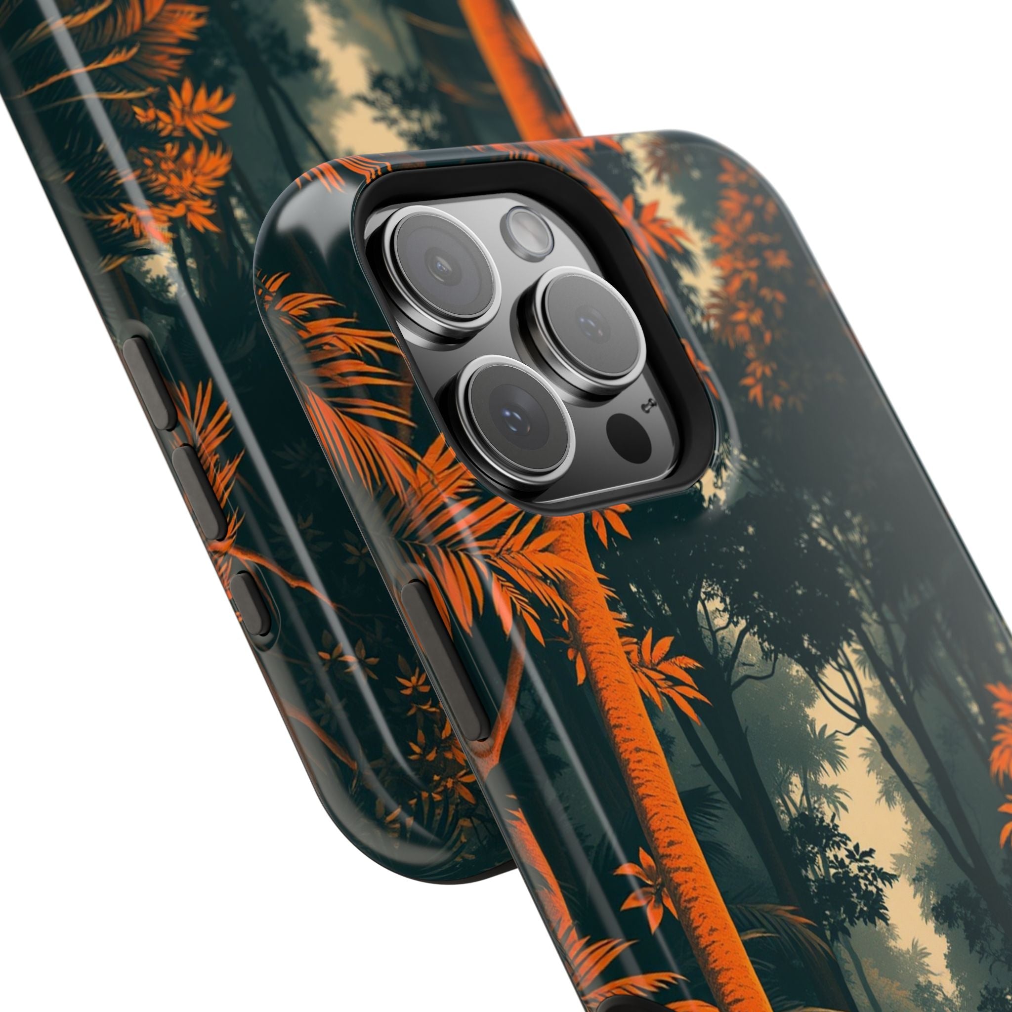 iPhone Burnt Orange And Sand Rainforest Canopy Soft iPhone Finish · iPhone Case