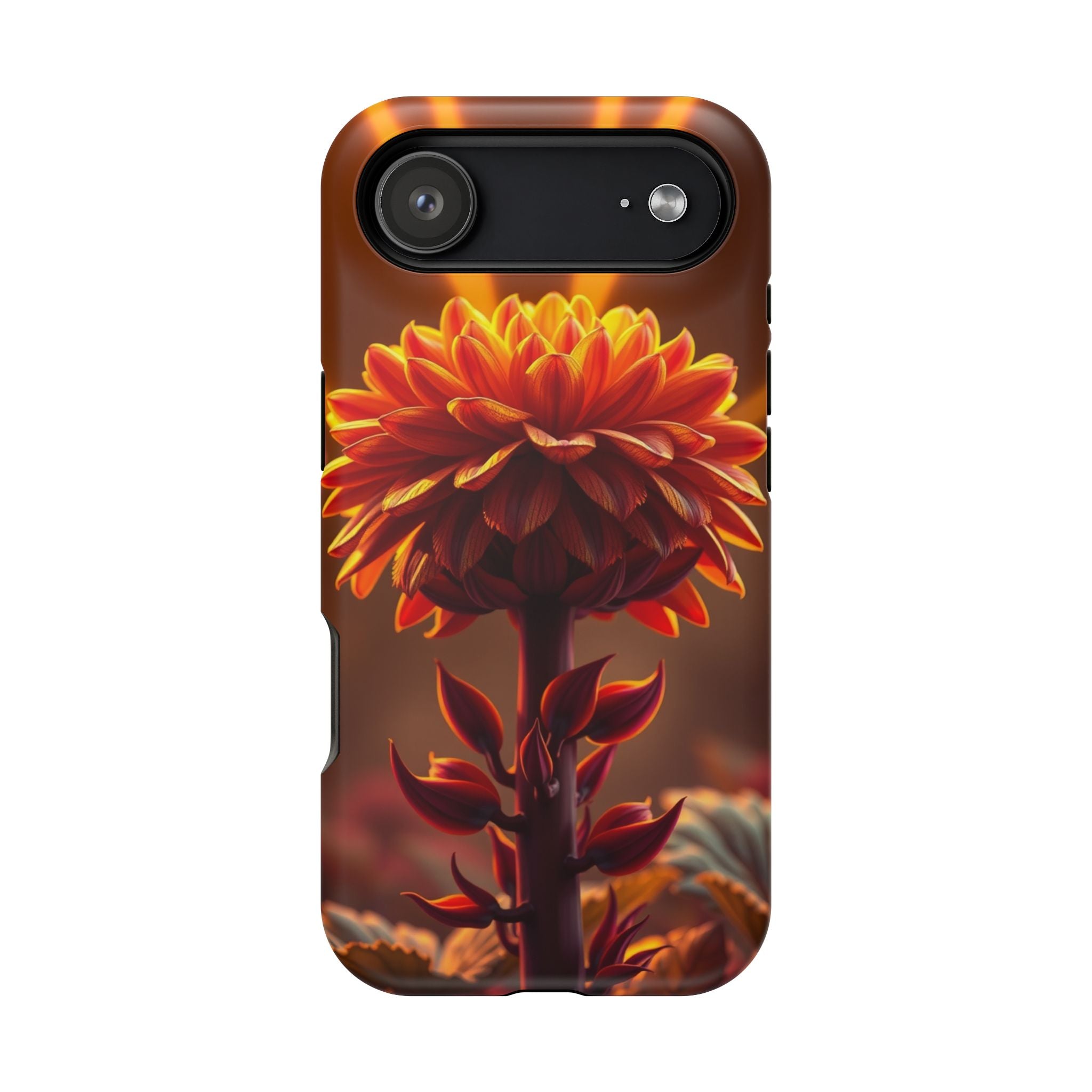 iPhone Mustard And Rust Ranunculus Stack Slim Everyday iPhone Designer · iPhone