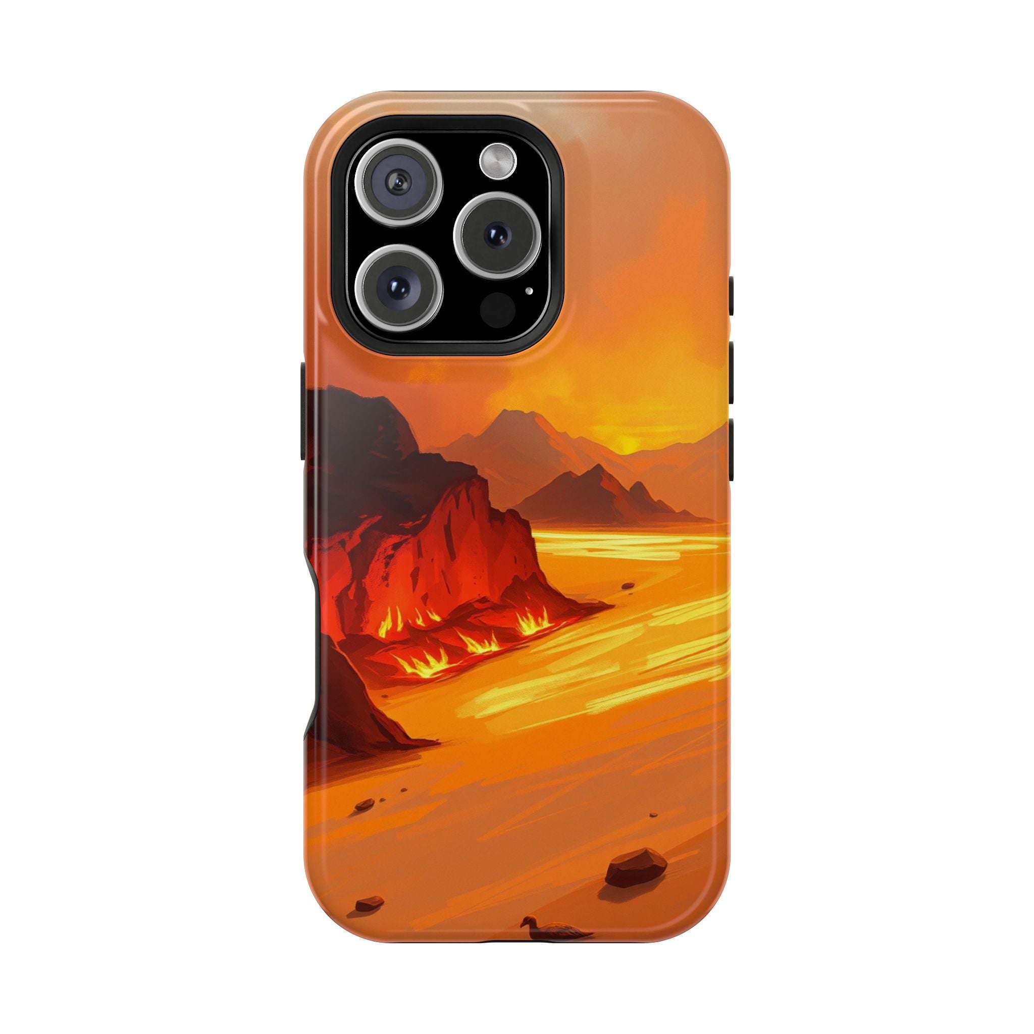 iPhone Burnt Orange And Sand Wildfire Glow Slim iPhone Everyday · iPhone Case