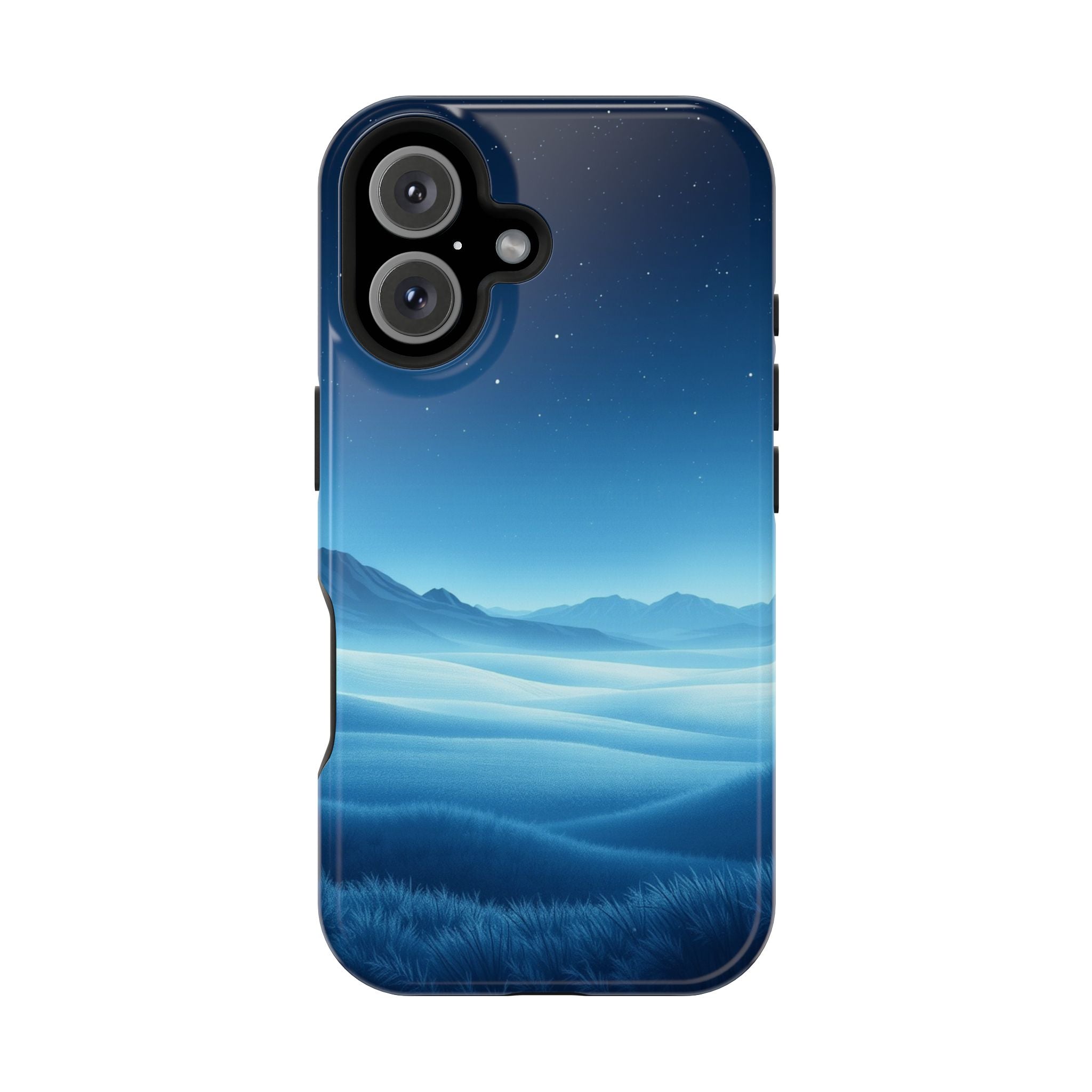 iPhone Midnight Blue And Silver Tundra Expanse Clean iPhone 17 Minimal · iPhone
