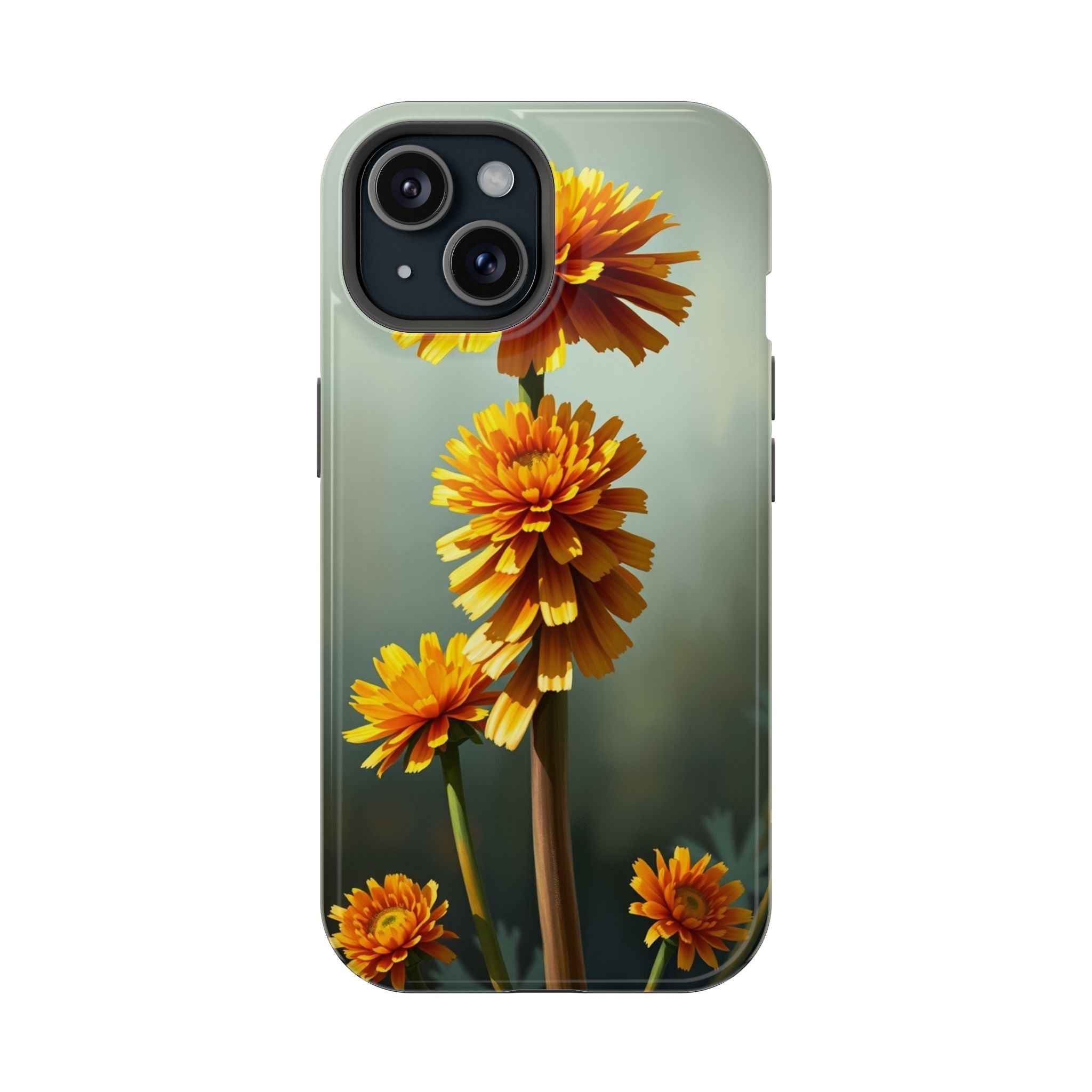 iPhone Ranunculus Stack Electric Art Slim Everyday Designer Case · iPhone Case